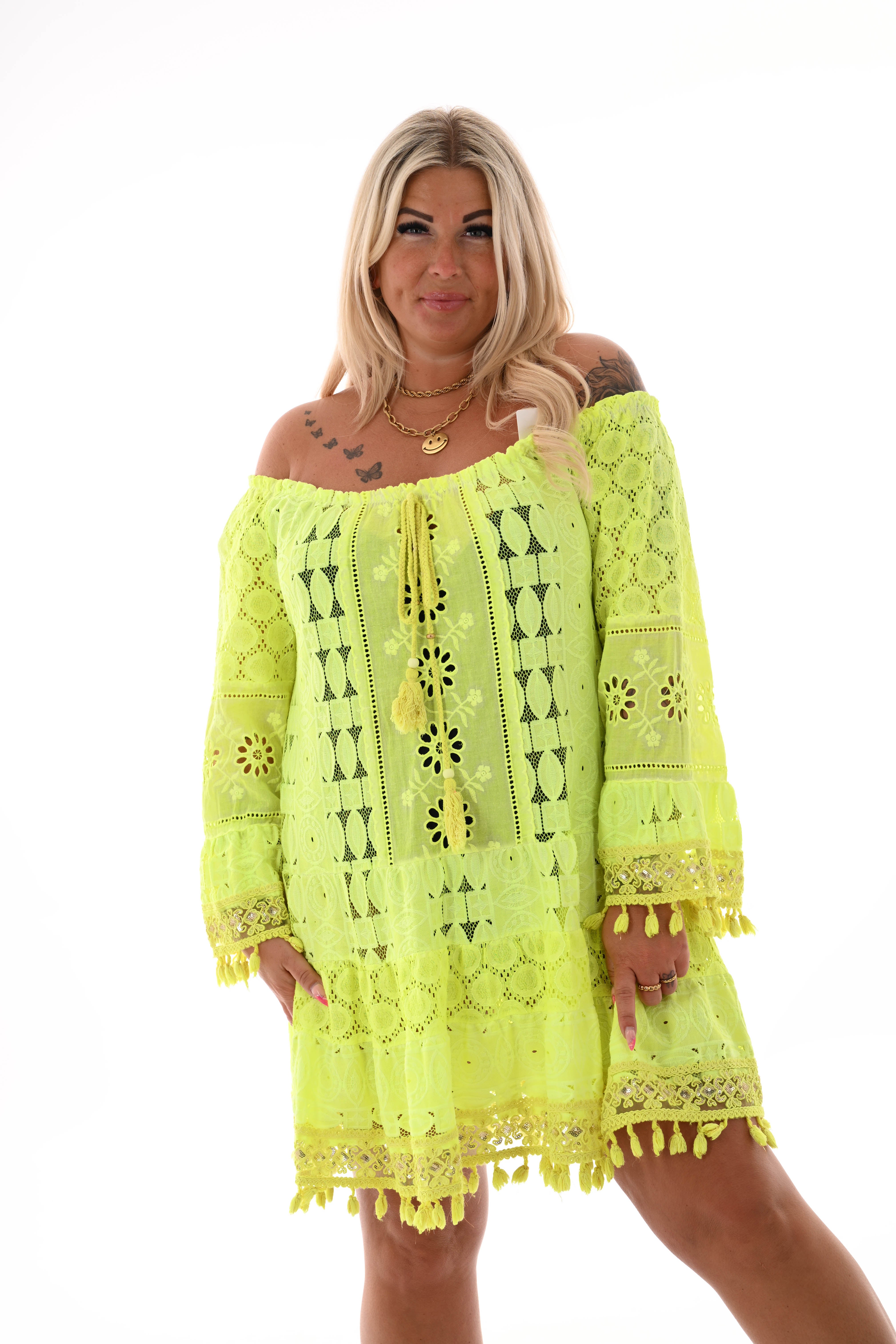 Ibiza tuniek neongeel