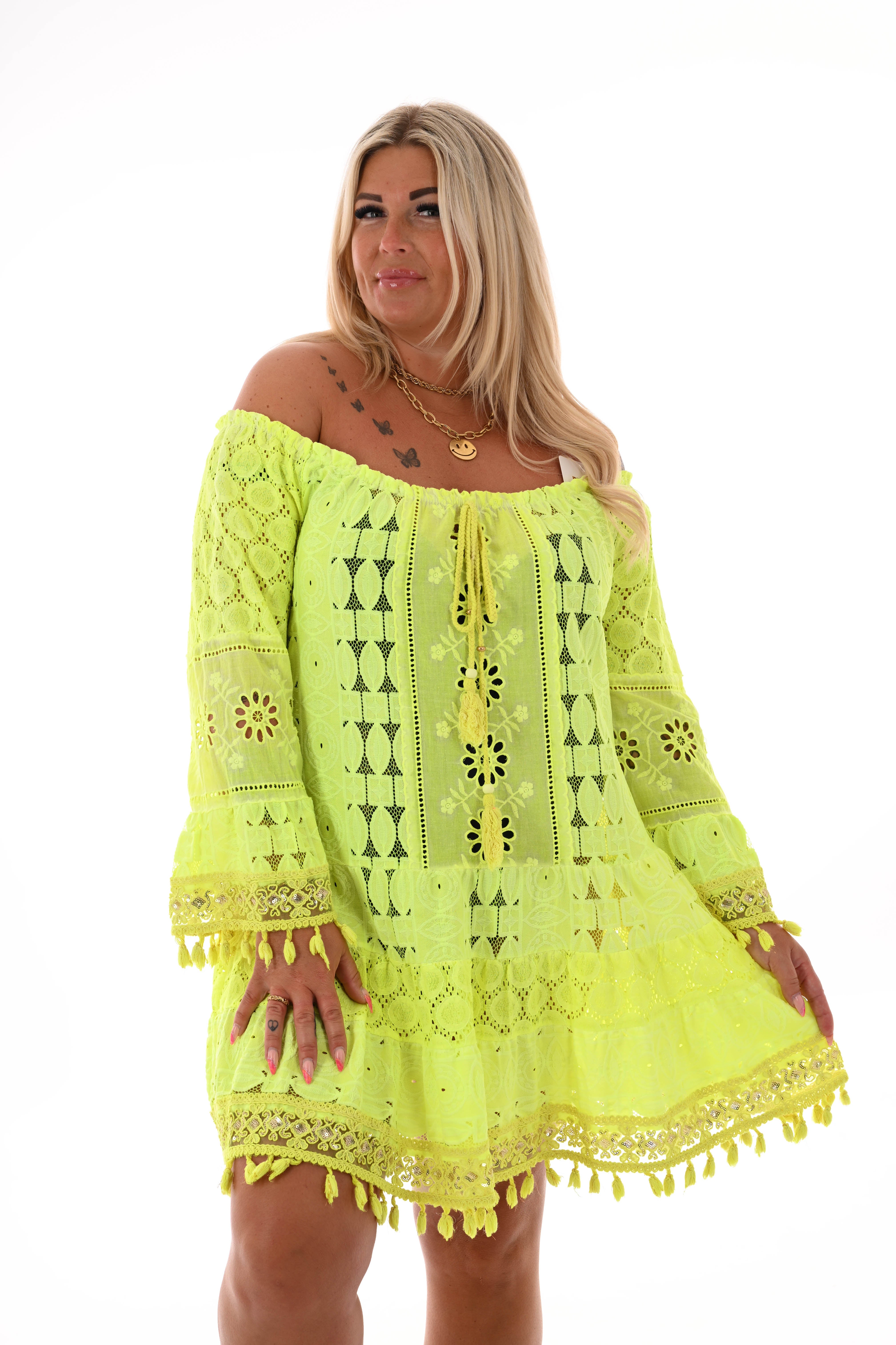 Ibiza tuniek neongeel