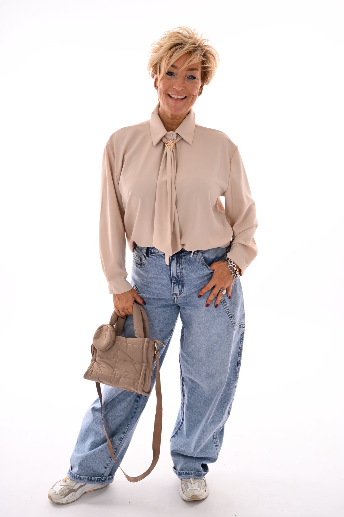 Queen of Heart Ballon jeans blauw