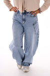 Queen of Heart Ballon jeans blauw