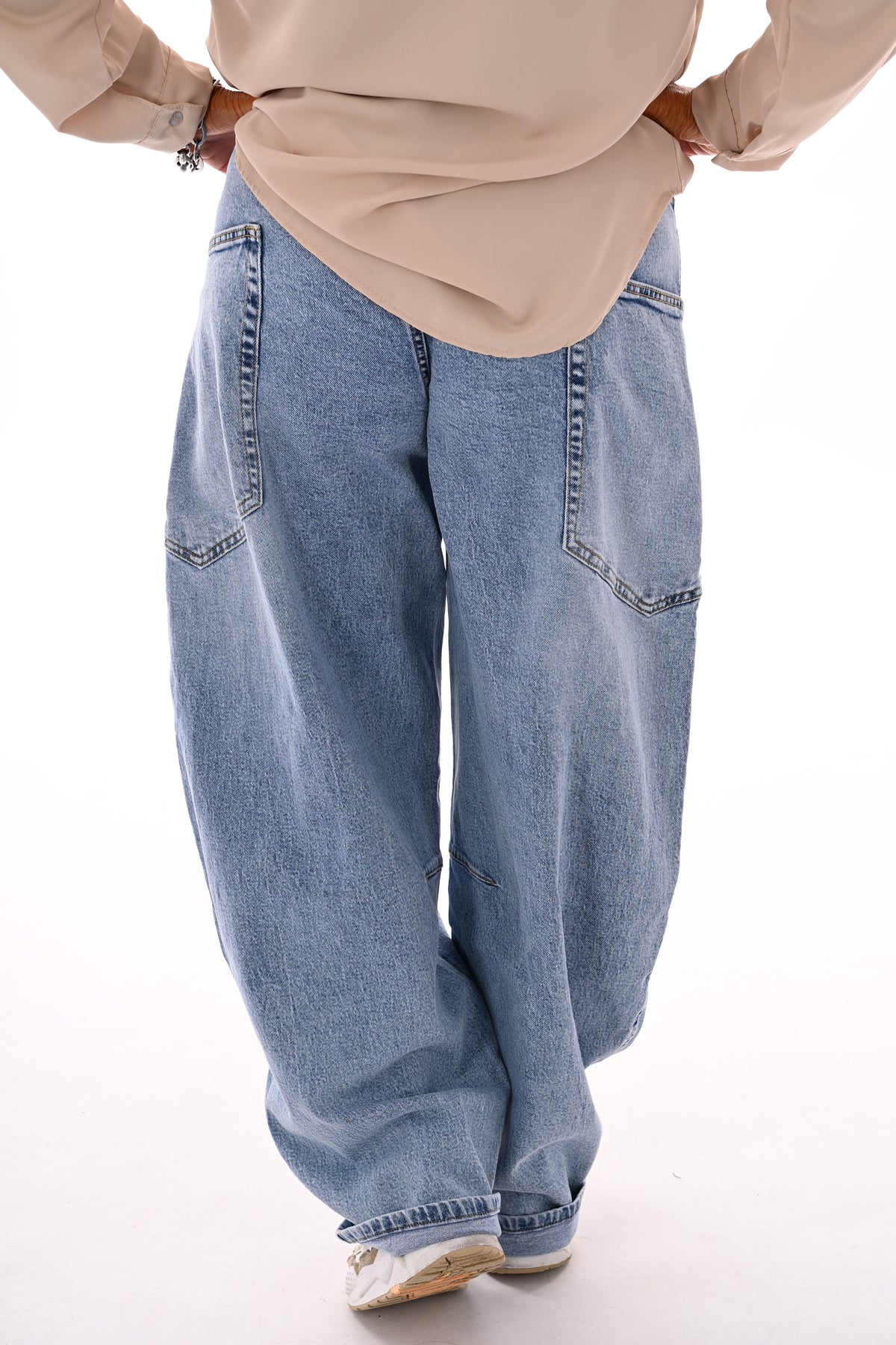 Queen of Heart Ballon jeans blauw