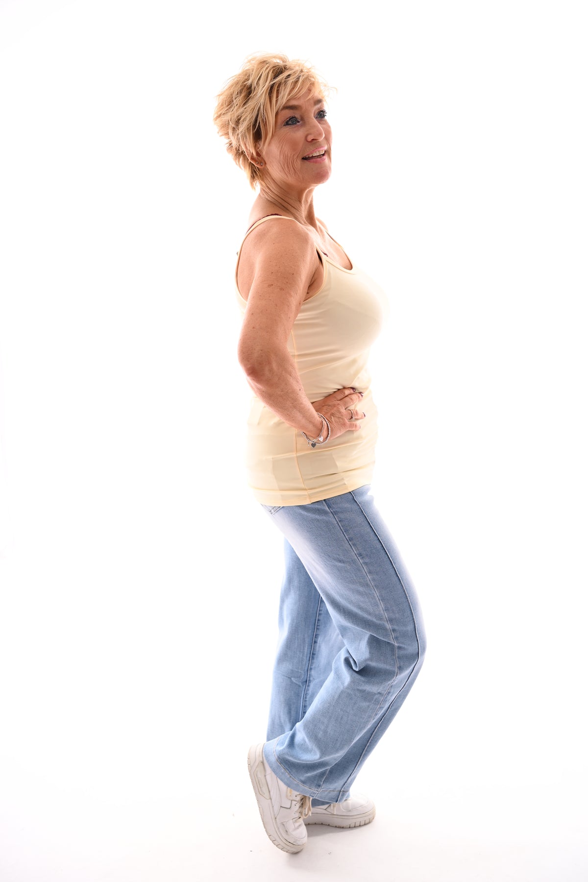 Basic hemdje lichtgeel