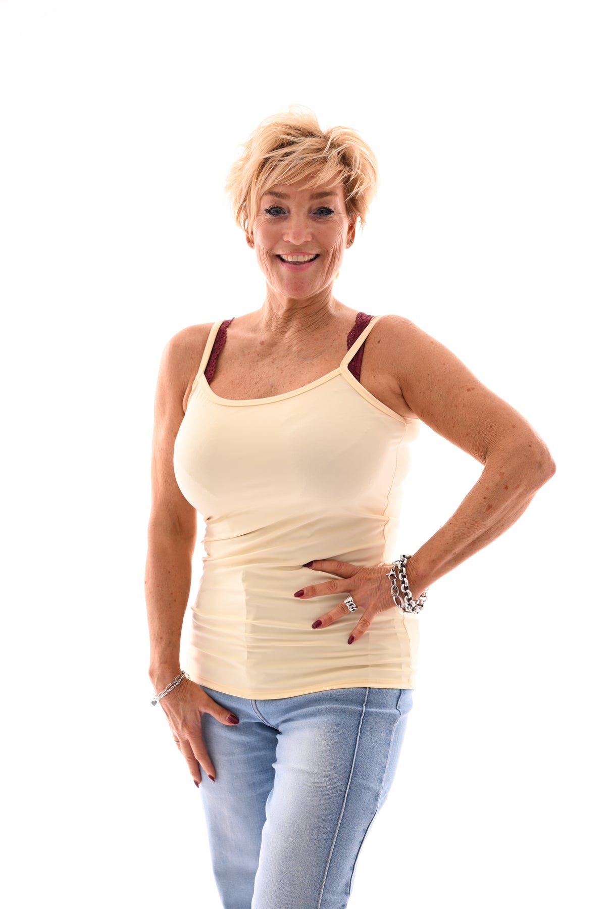 Basic hemdje lichtgeel