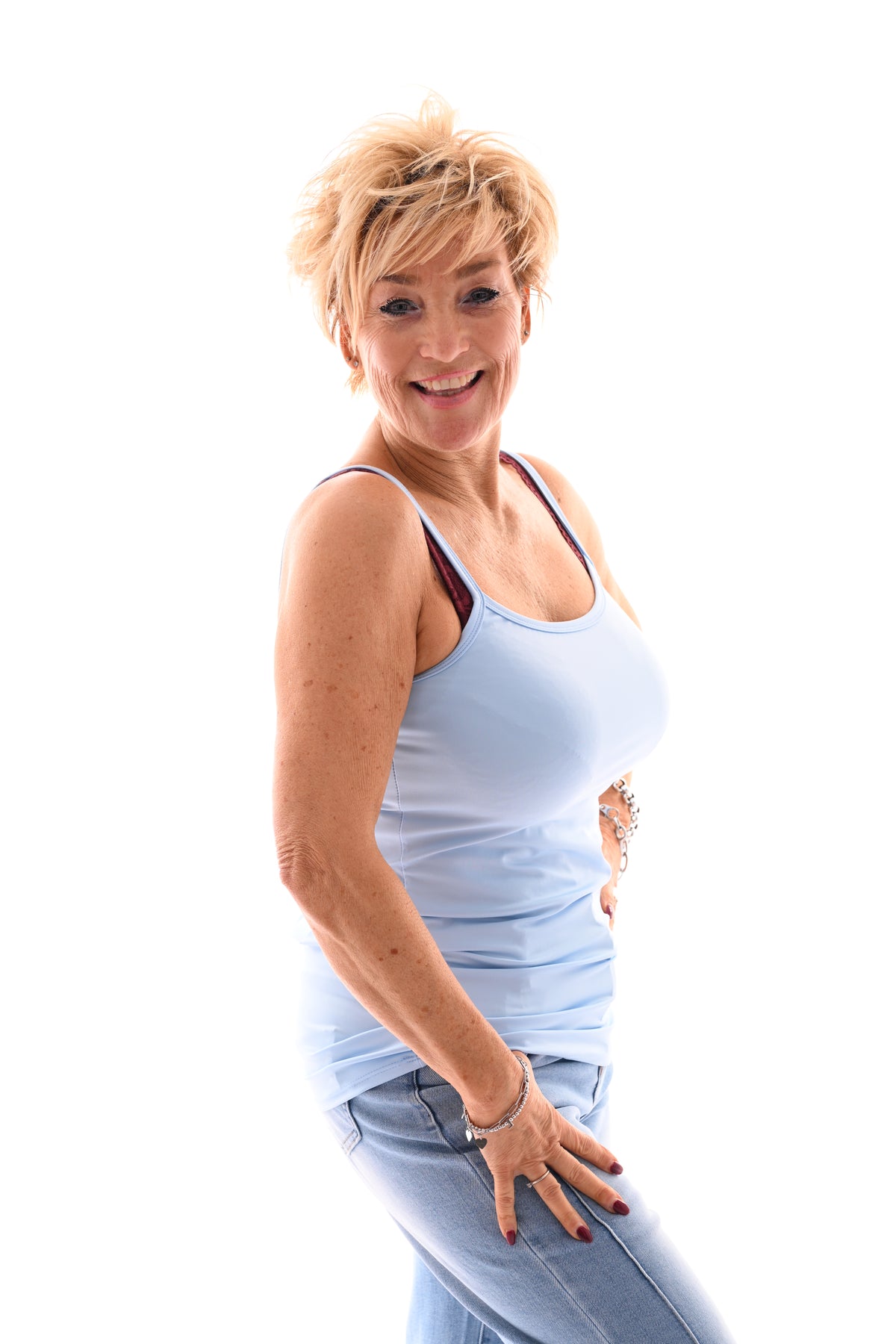 Basic hemdje lichtblauw