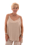 Silky hemdje beige