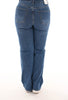 Norfy wide leg jeans wassing blauw