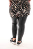 Norfy leather look legging zwart