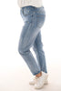 Zac& Zoe Jeans met hartjes lichtblauw
