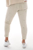 Zac&Zoe Jeans met hartjes beige