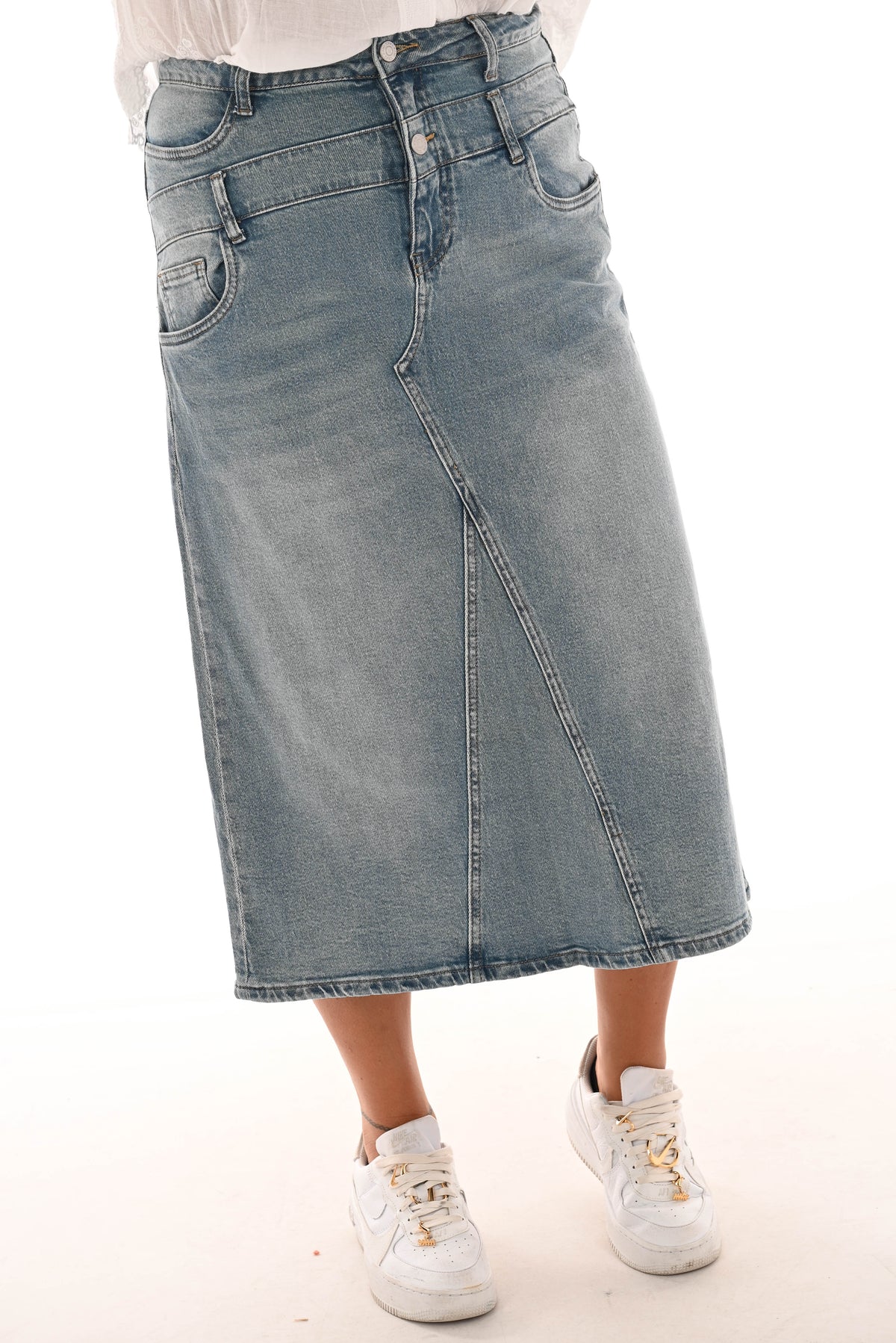 Toxic jeans rok stonewash