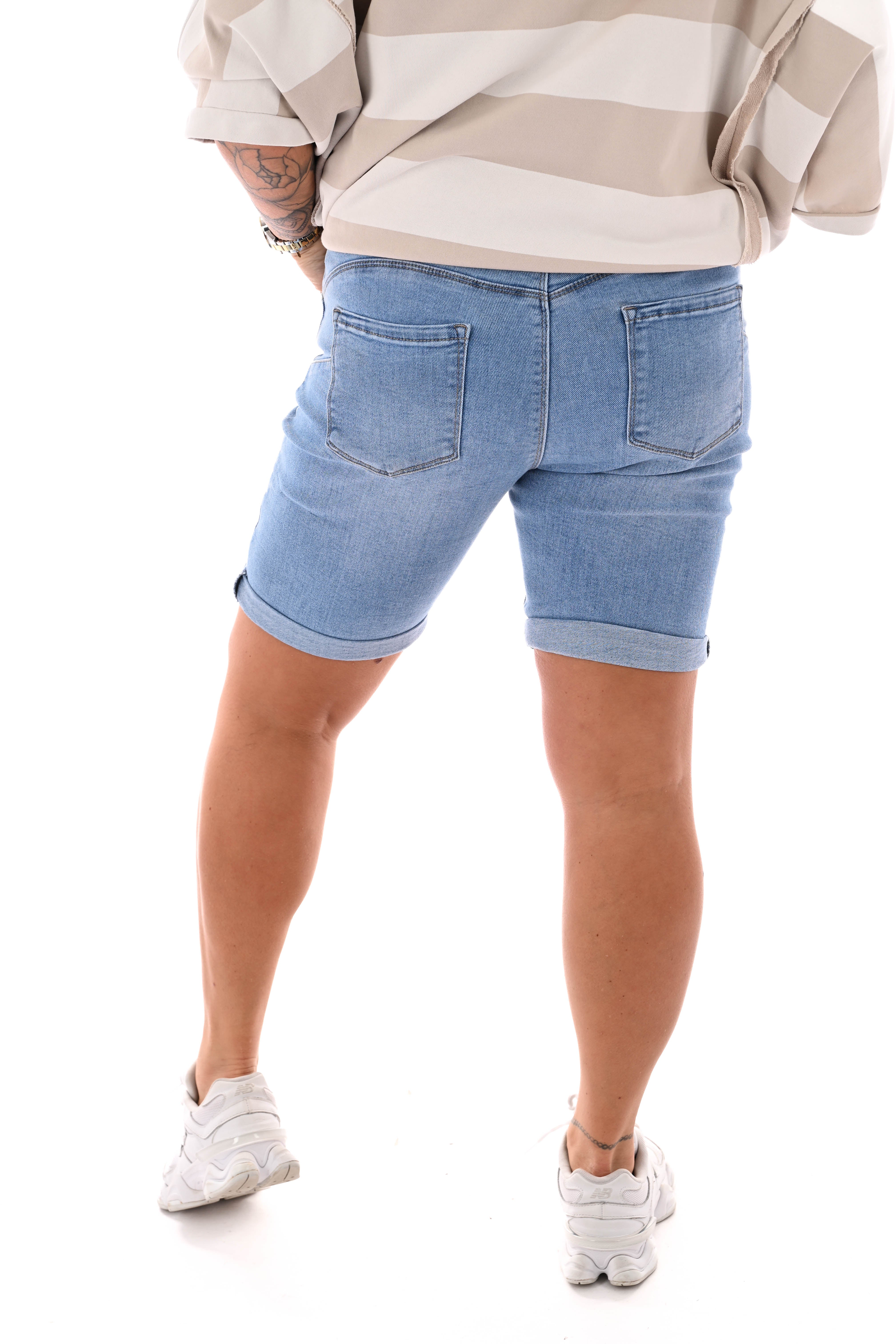 G-smack push up bermuda blauw