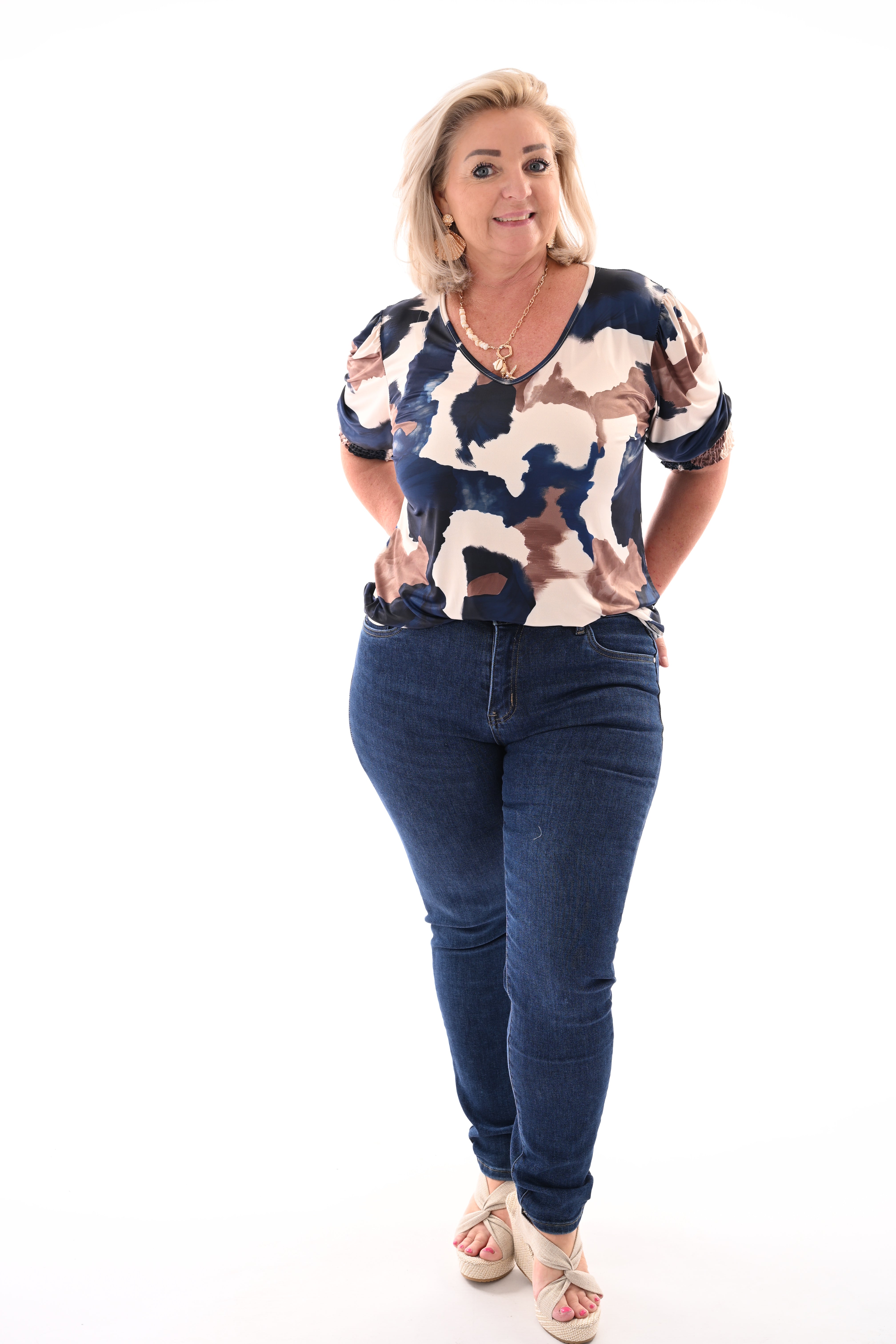 Goodies slim fit donkerblauw