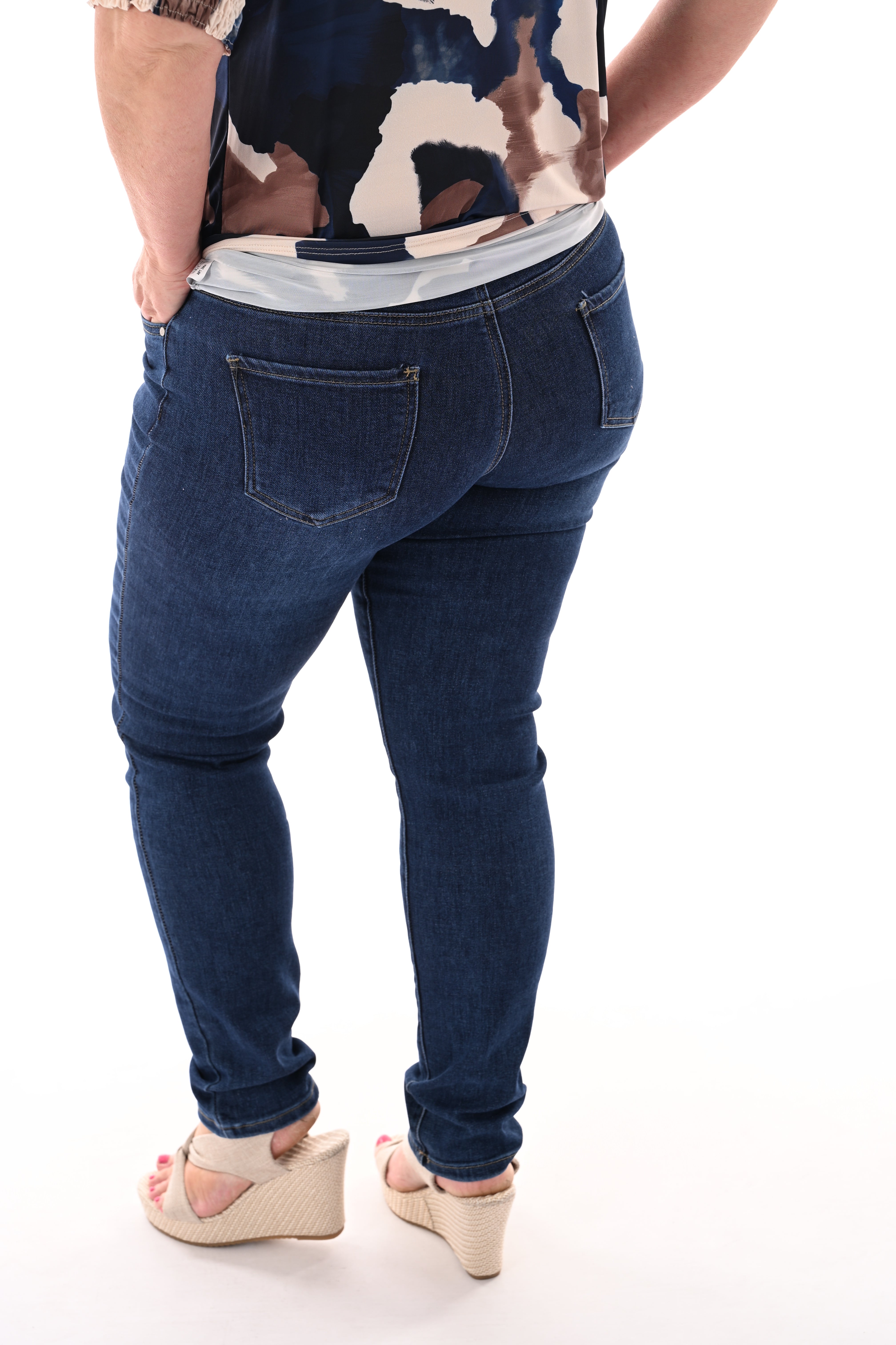 Goodies slim fit donkerblauw