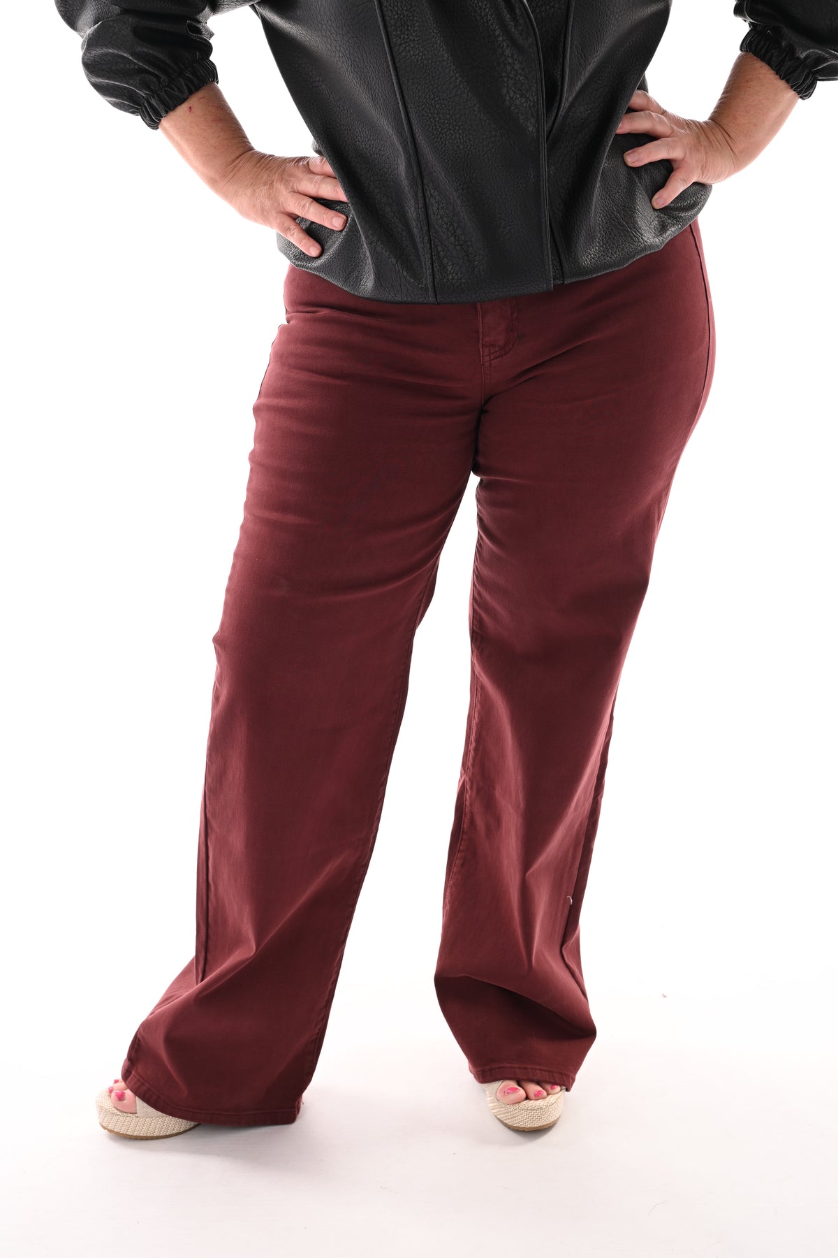 Goodies wide leg bordeaux