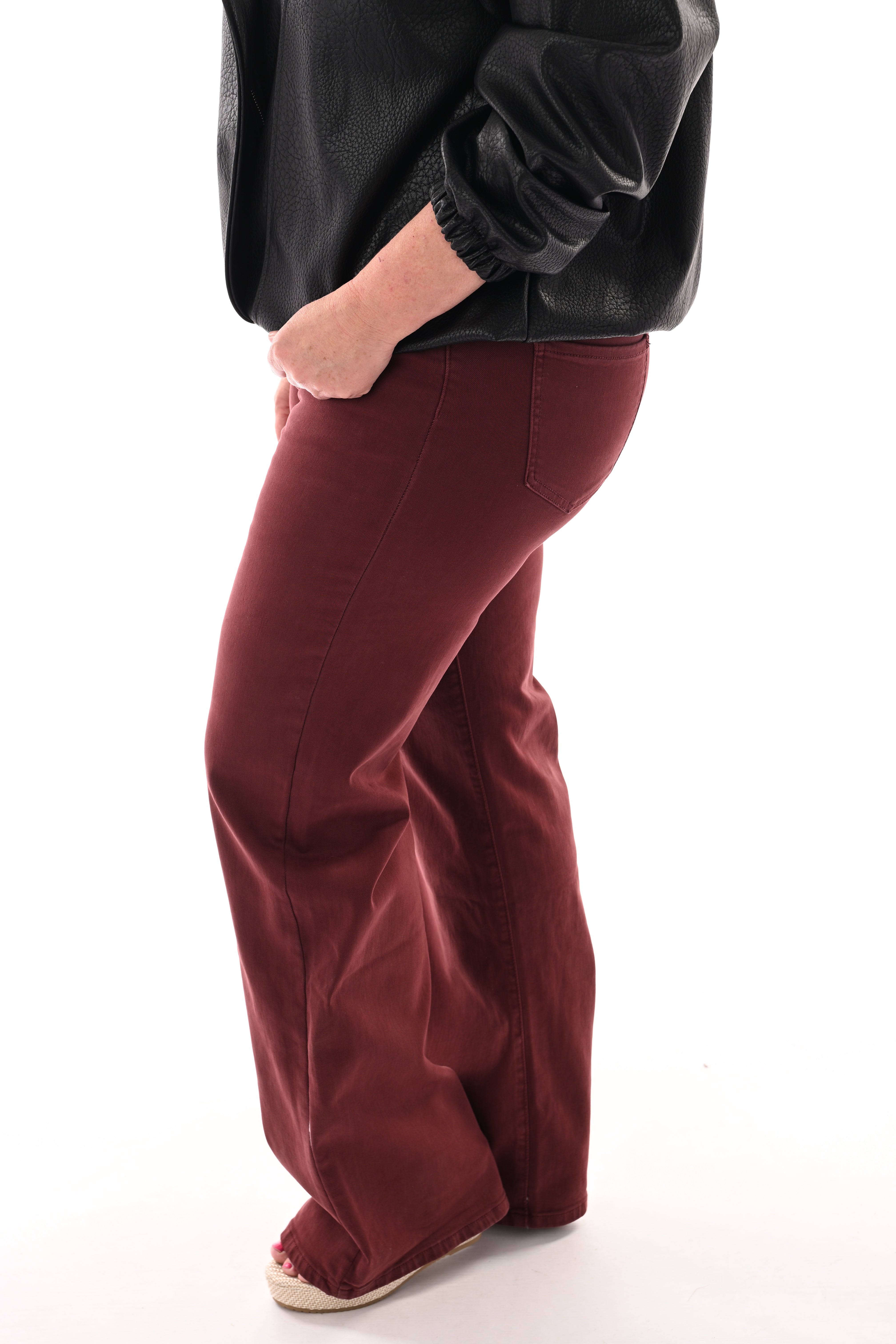 Goodies wide leg bordeaux