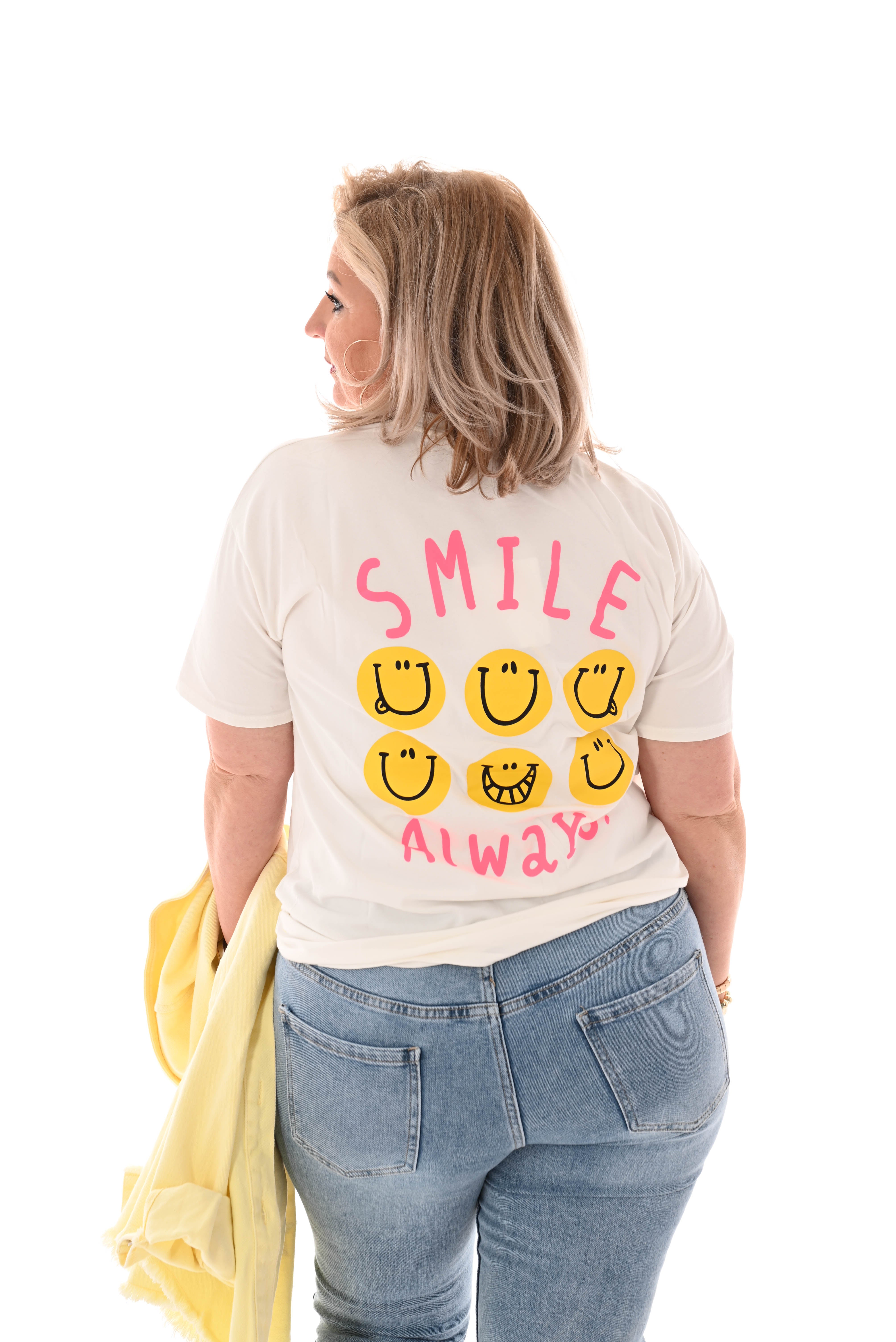 T-shirt smile always roomwit