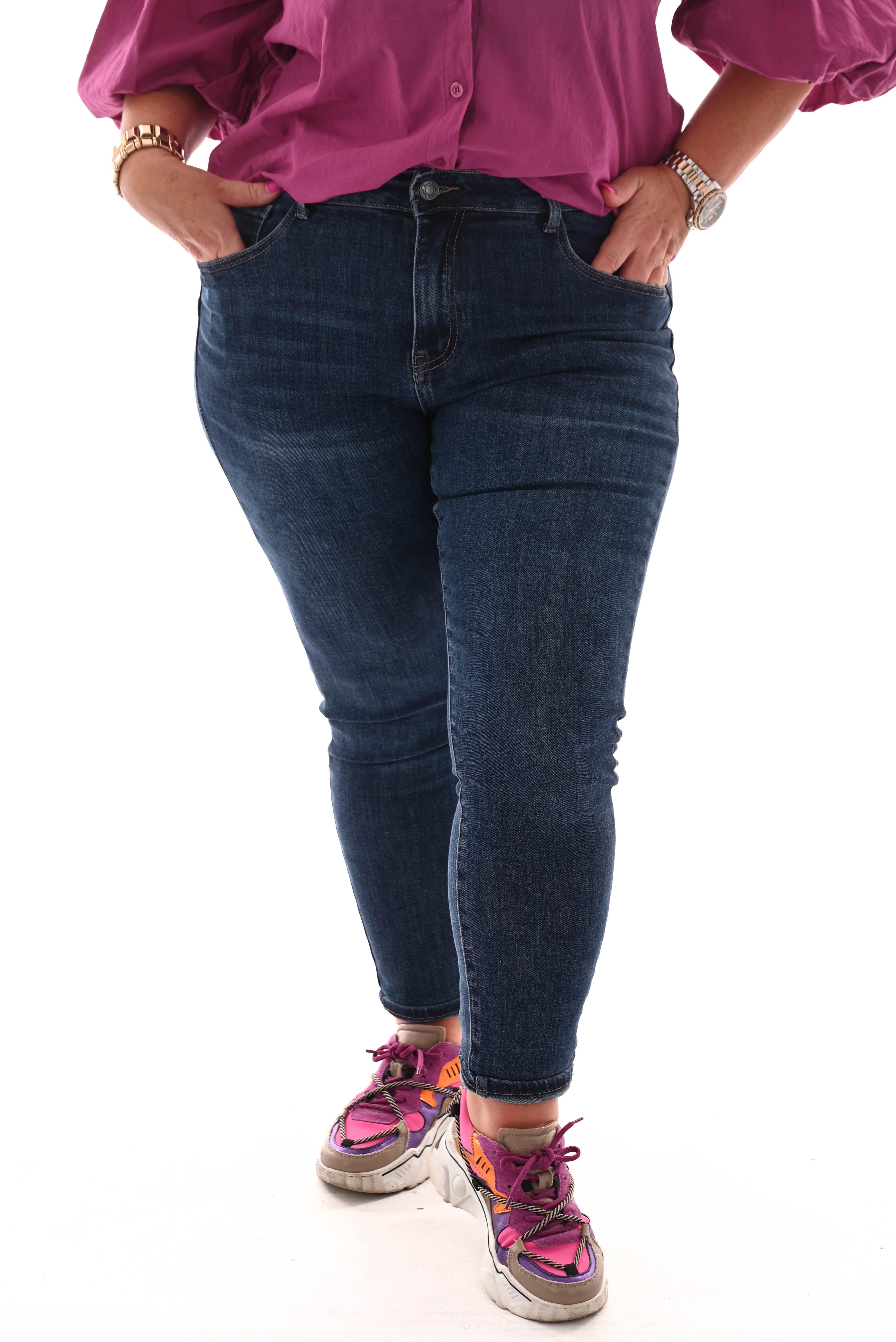 My Tina jeans push-up donkerblauw