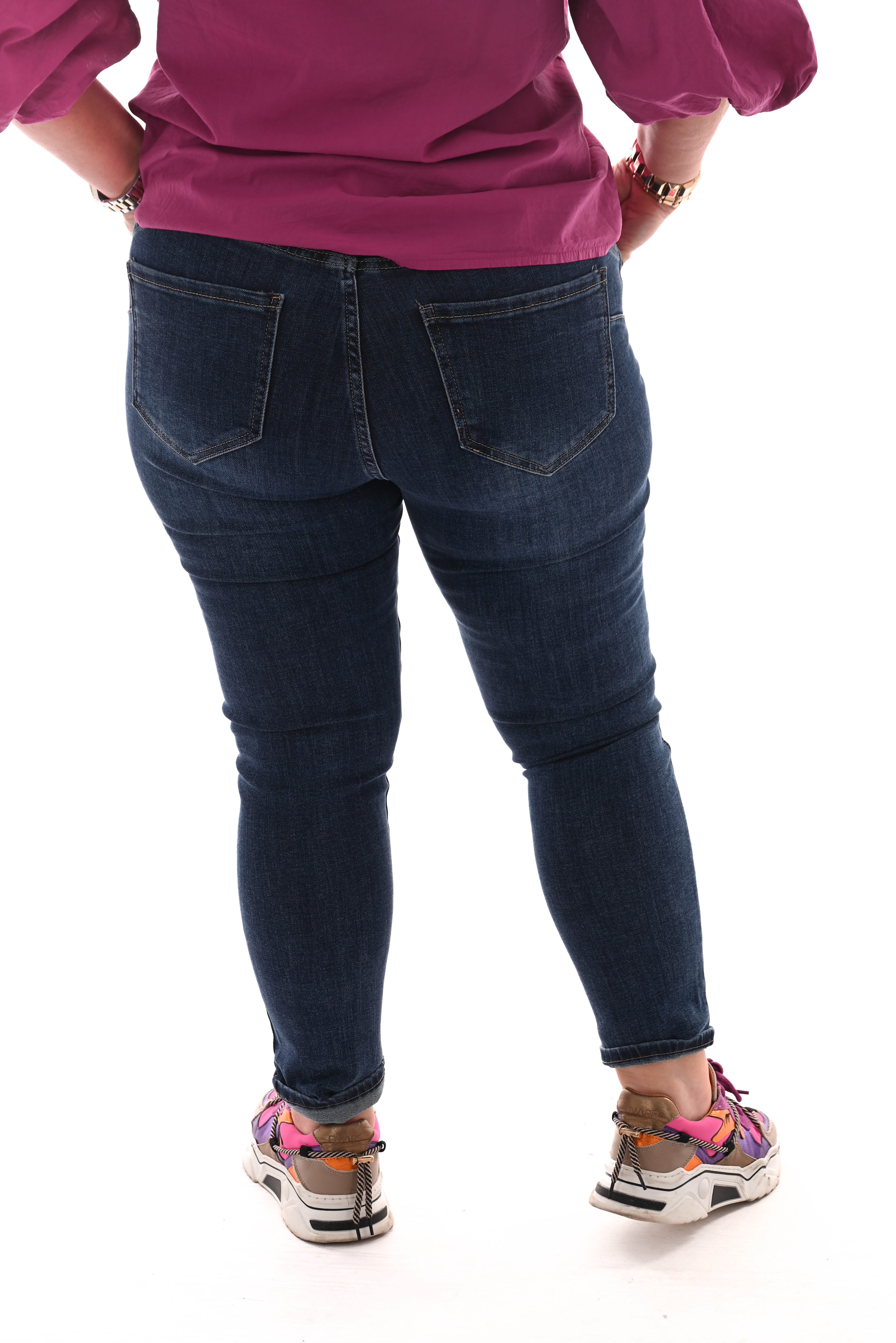 My Tina jeans push-up donkerblauw