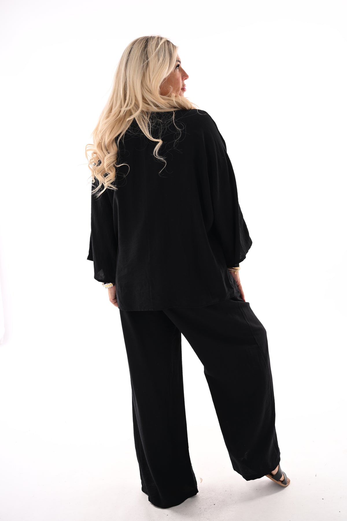 Tweedelig basic set zwart