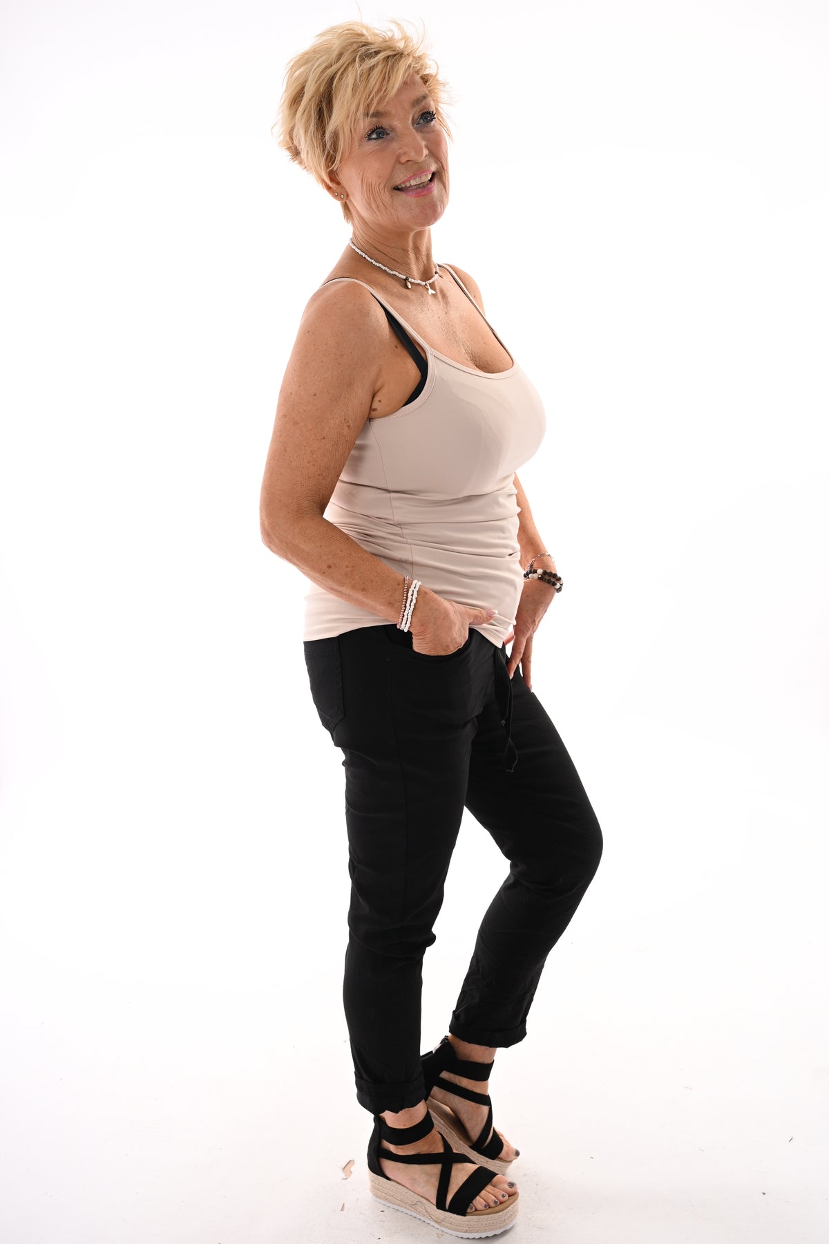Basic singlet beige