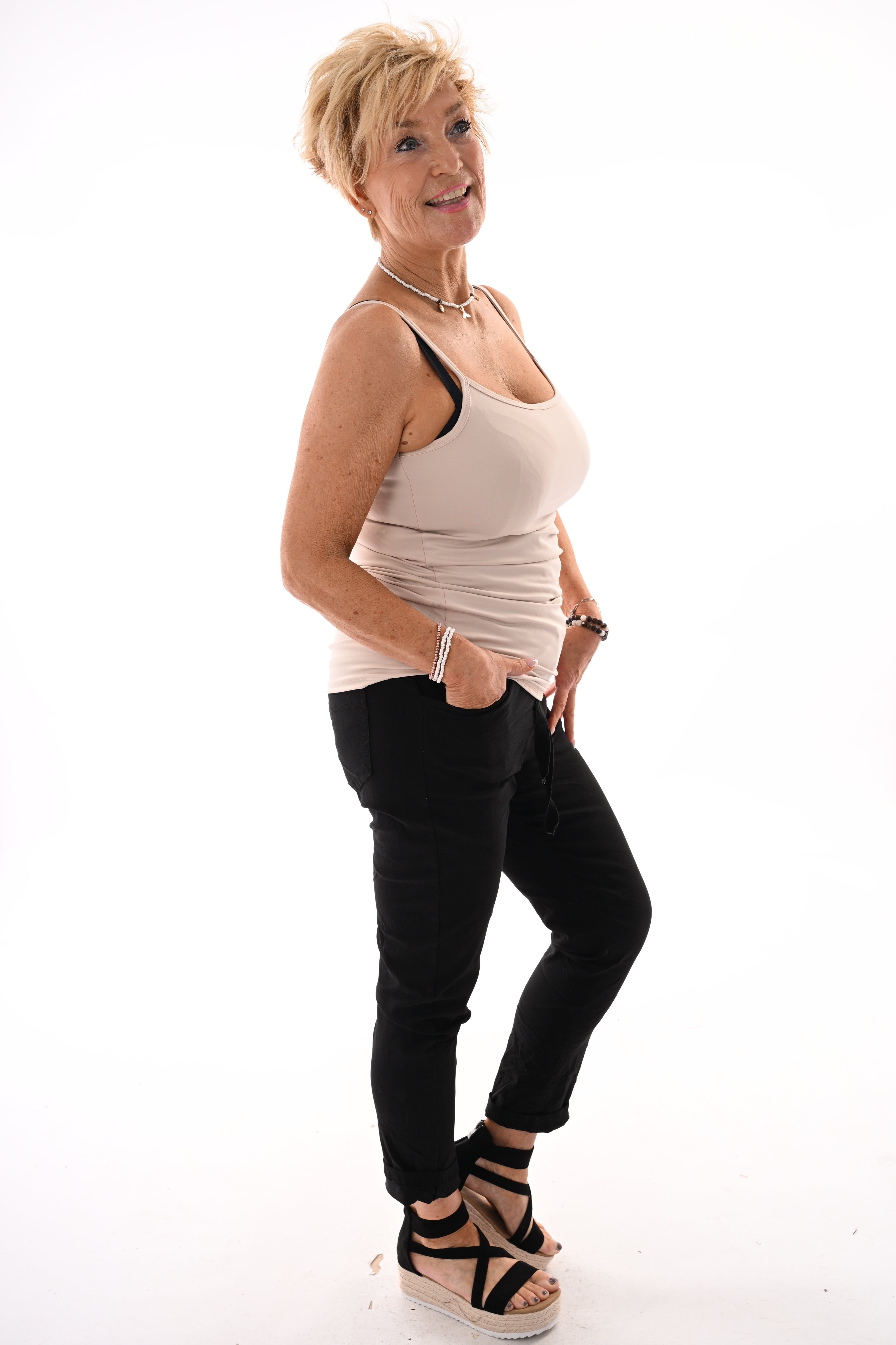 Basic singlet beige