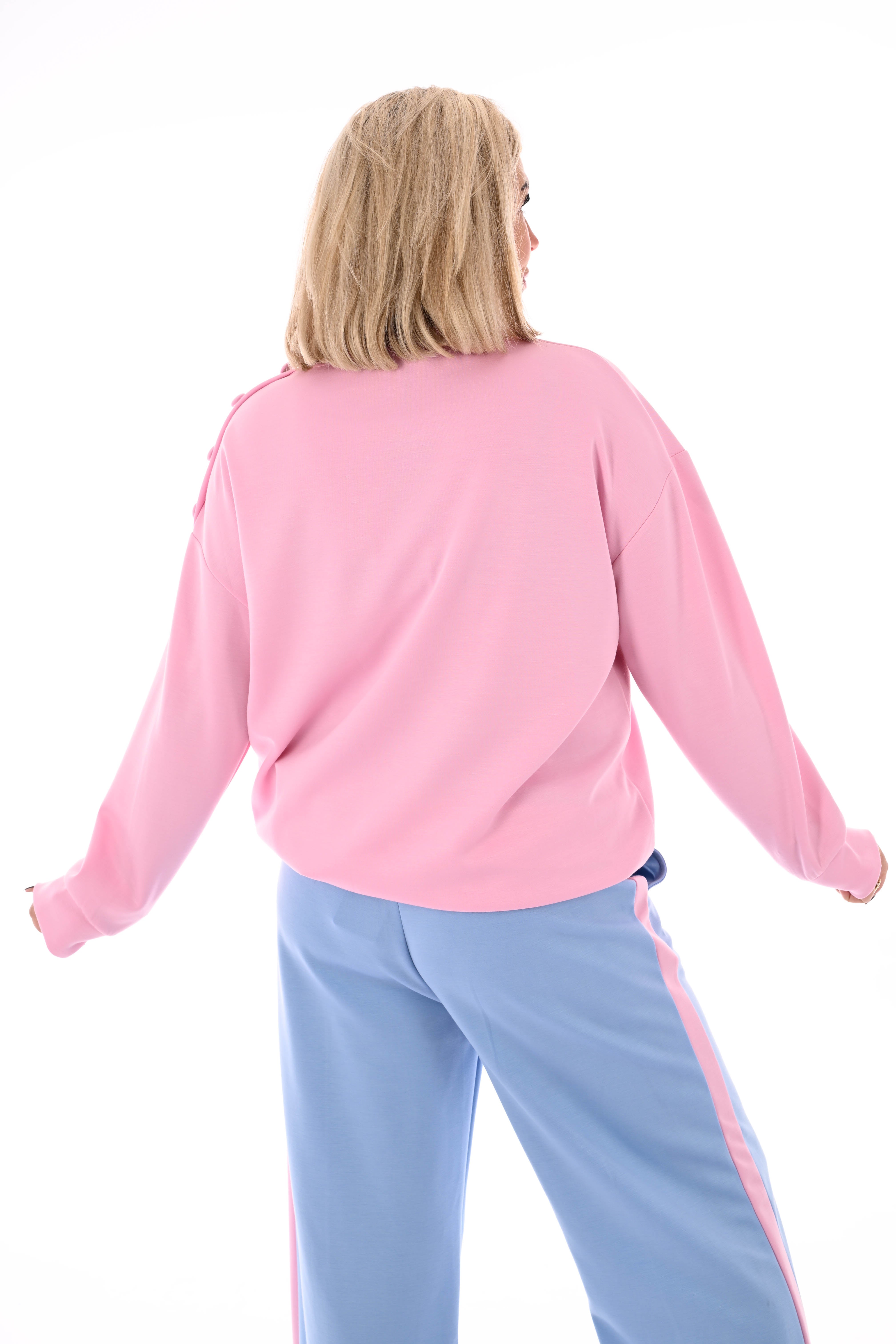 Tweedelig pak Soho lichtroze