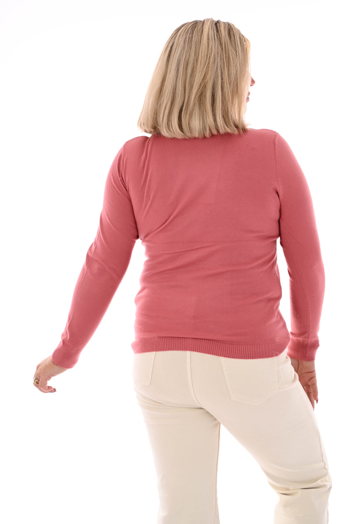 Coltrui slim fit oudroze