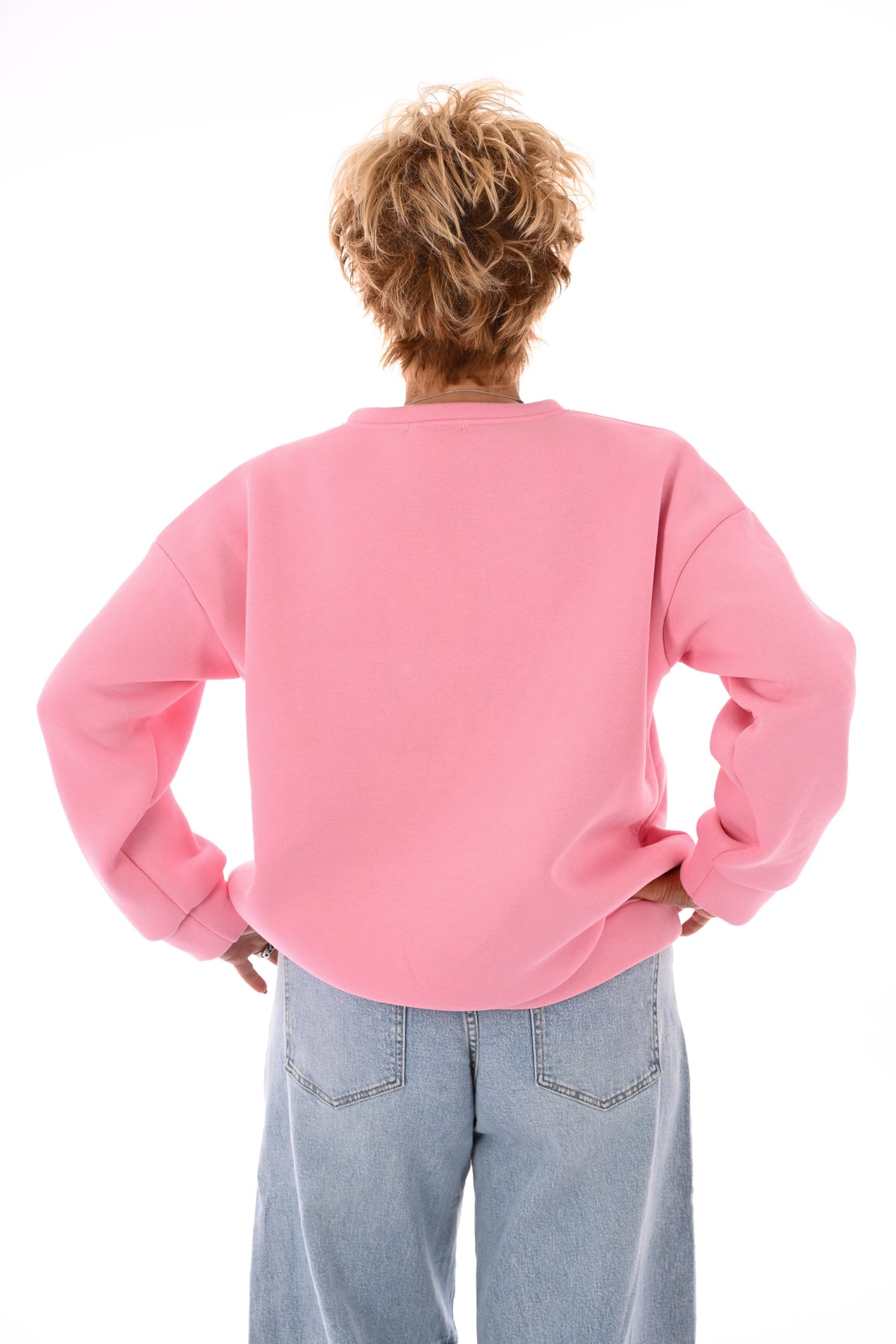 Sweater trui soho uni lichtroze