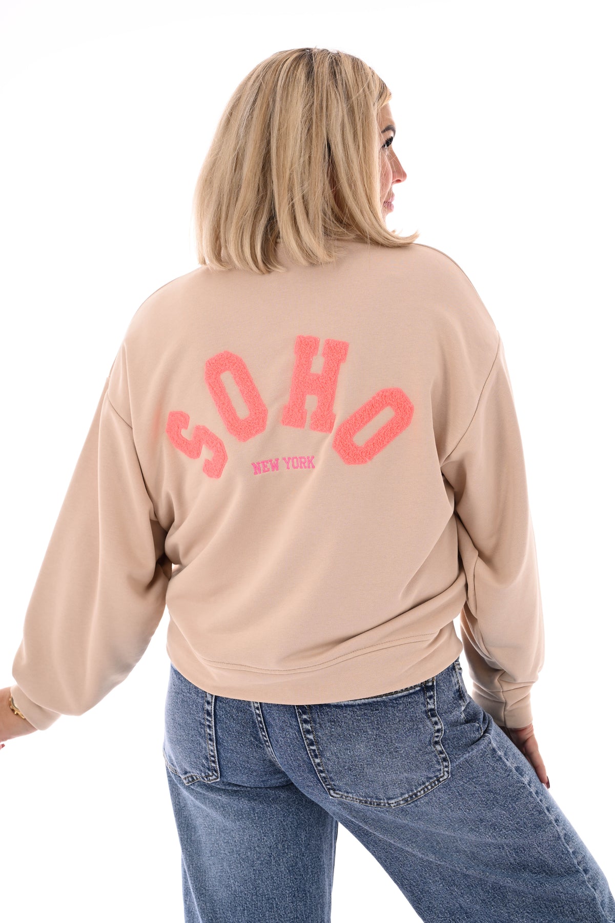 Sweater Soho uni beige