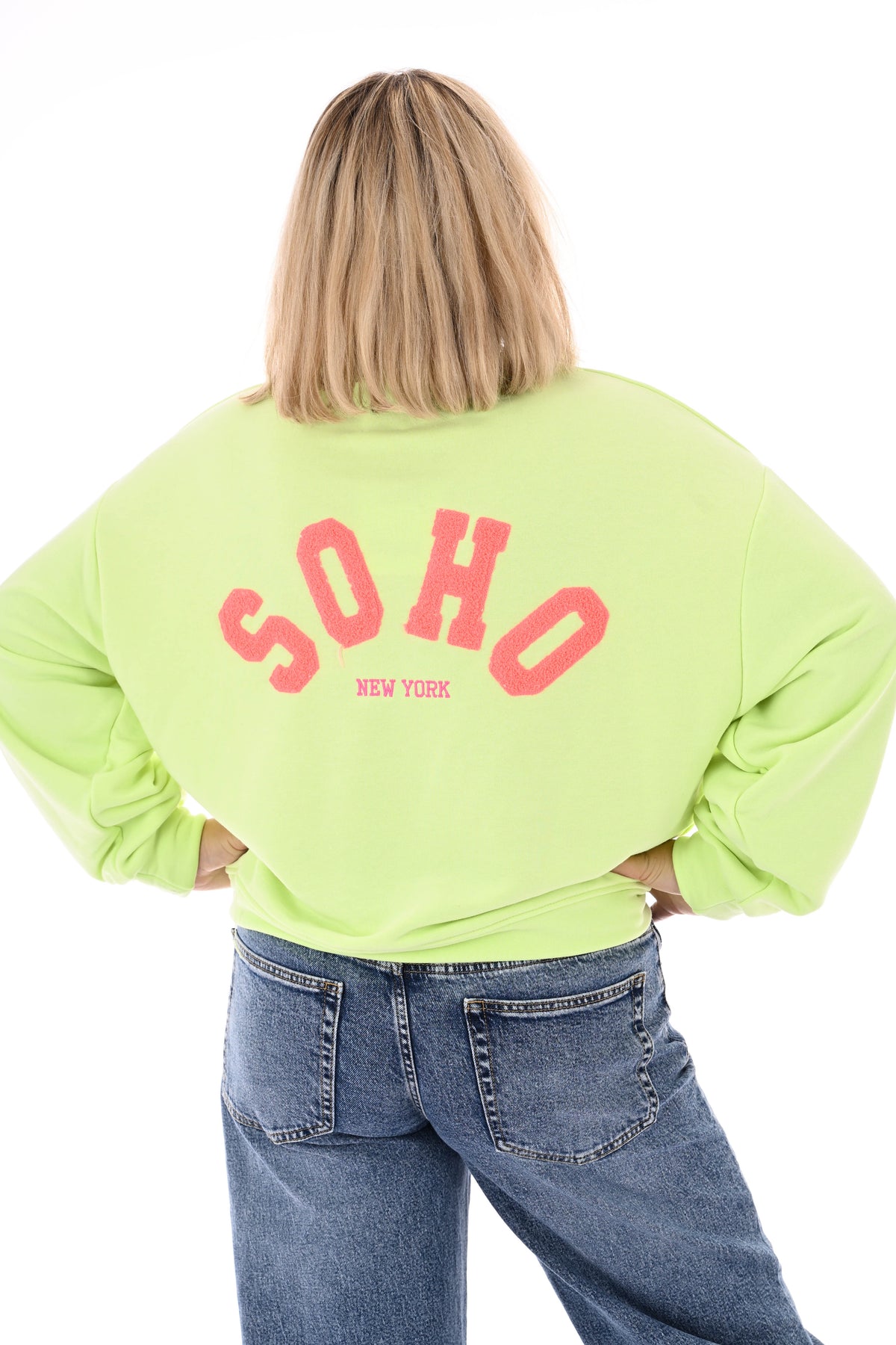 Sweater Soho uni lichtgroen