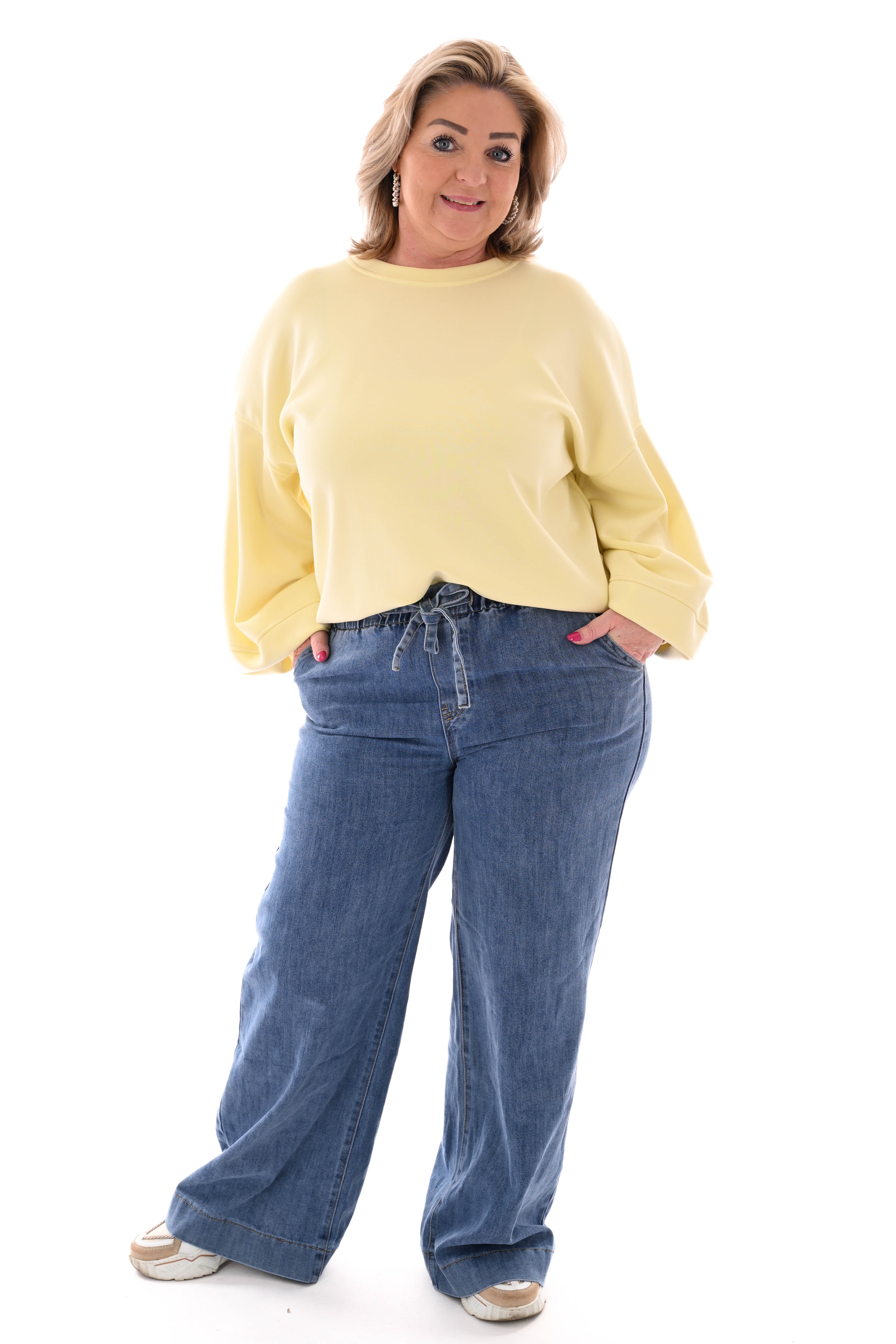 Sweater le marais applicatie botergeel