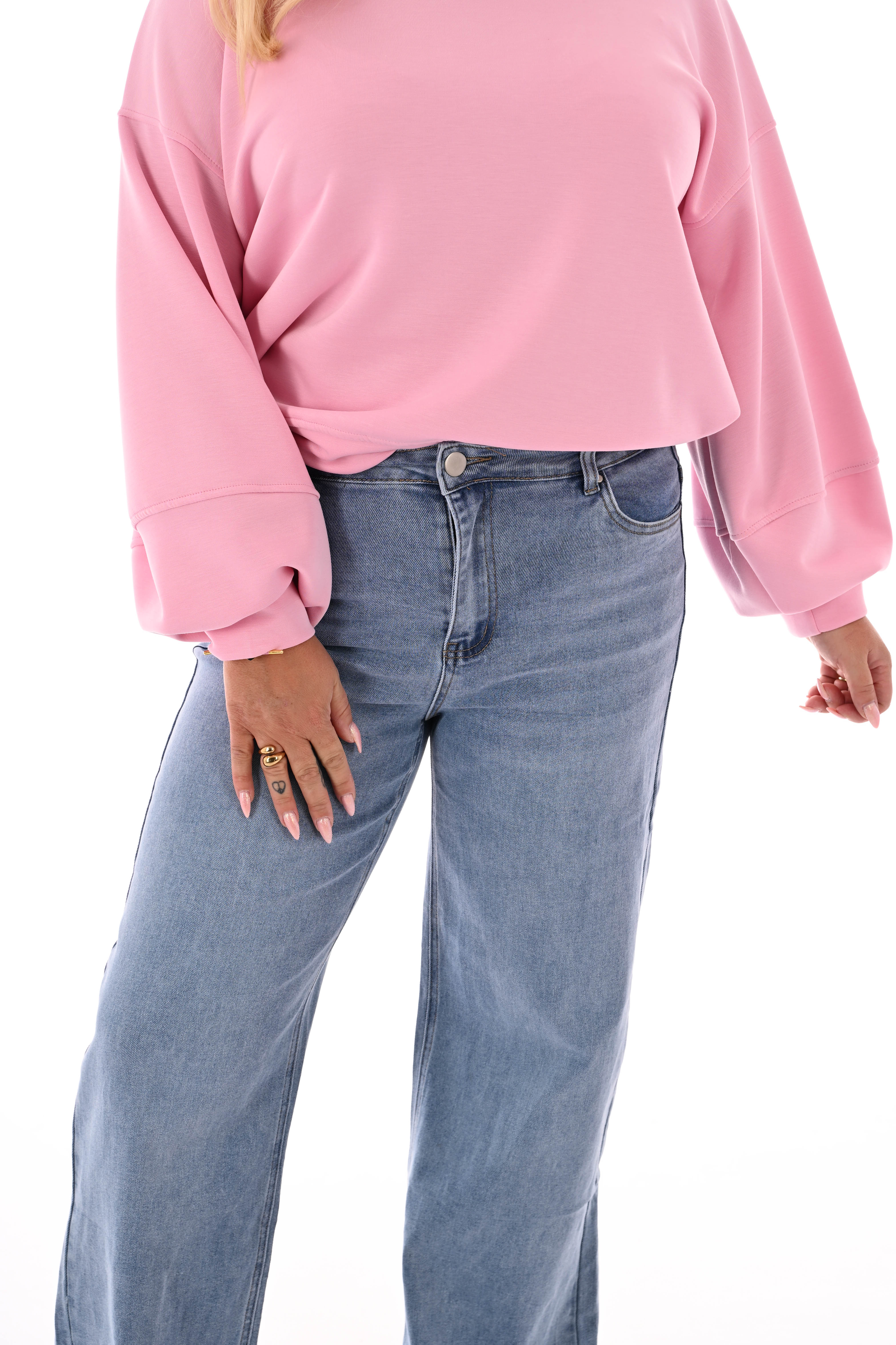 Goodies jeans wide leg jeansblauw