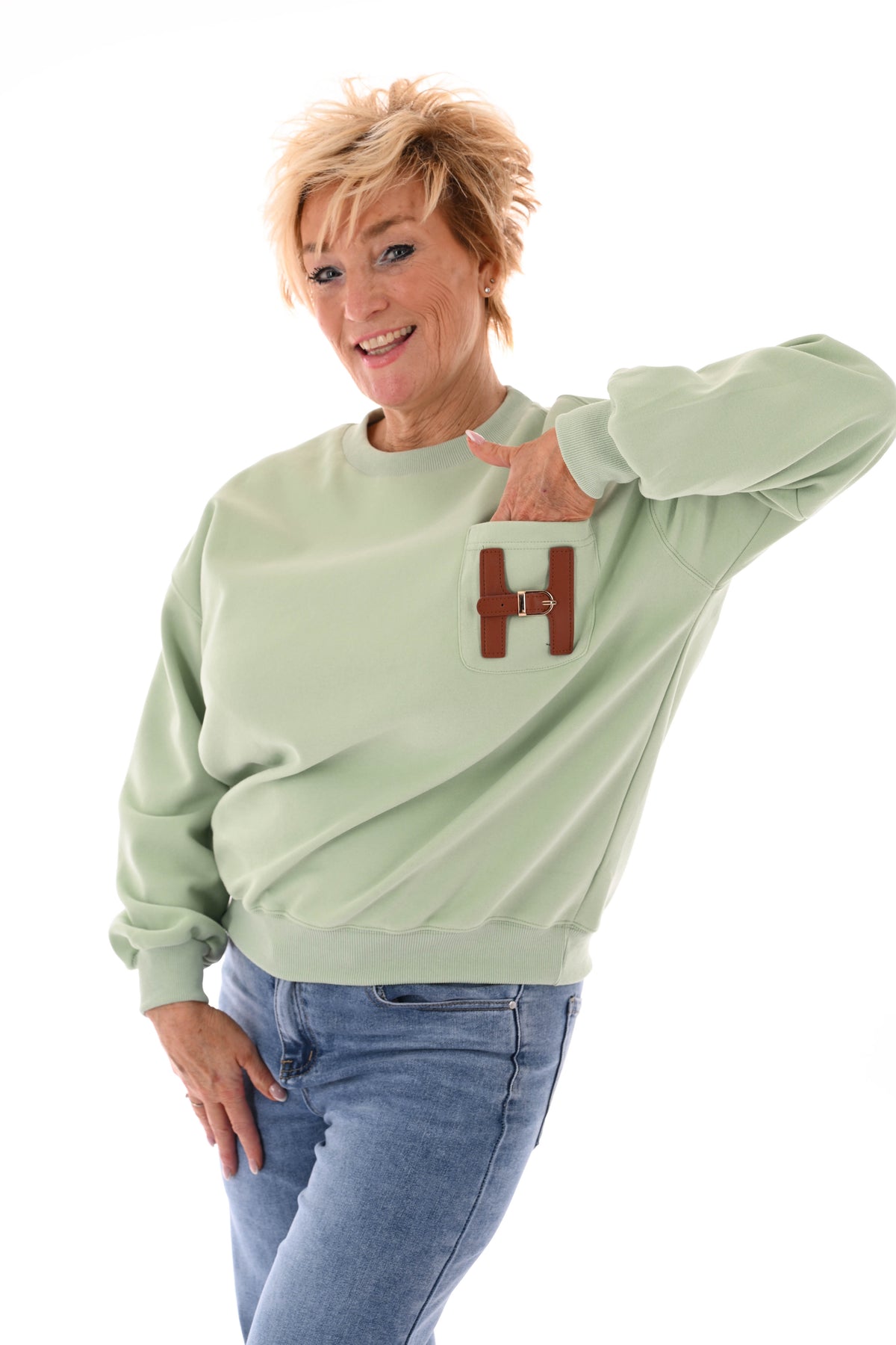 Sweater H pistache