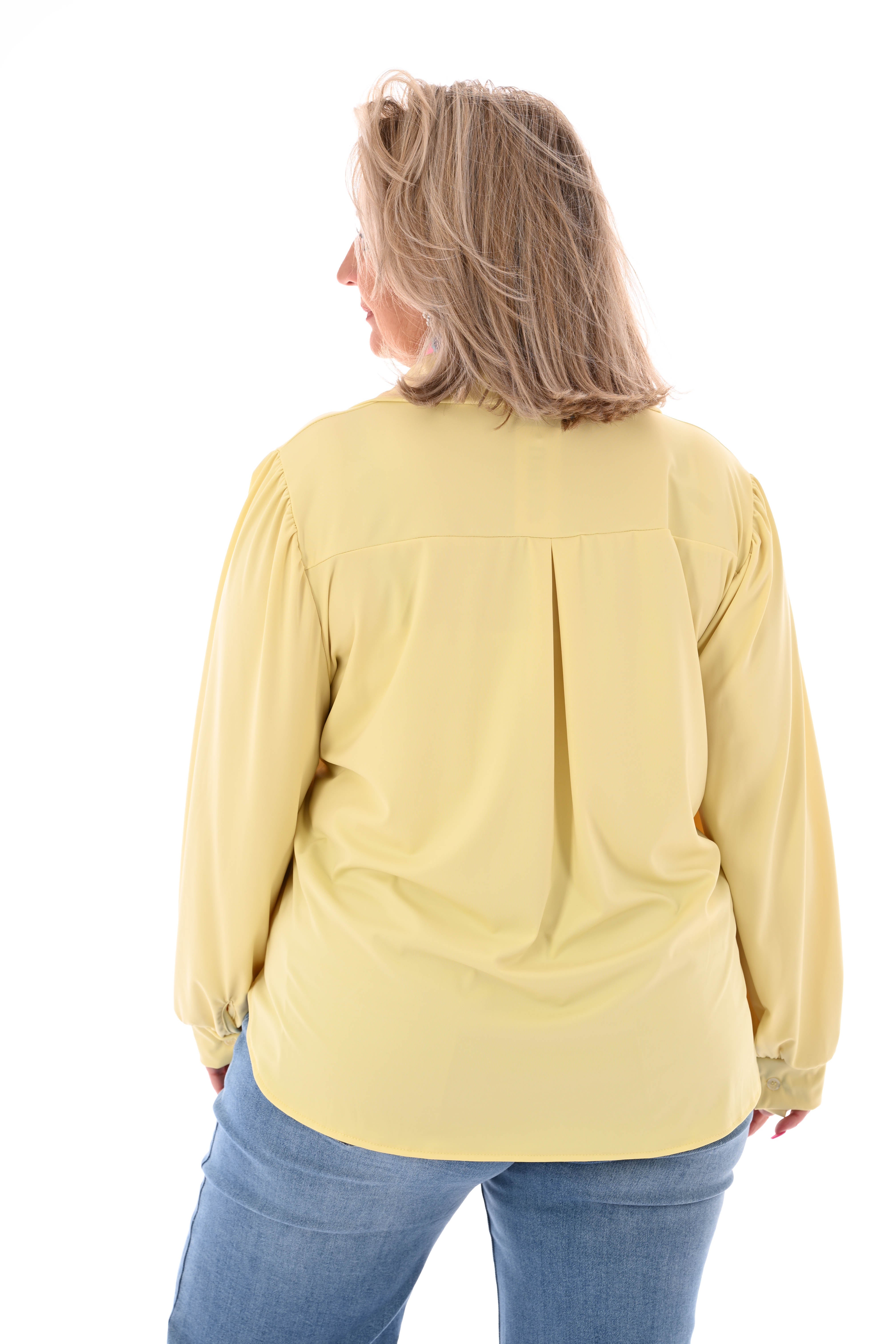 Travel blouse geel