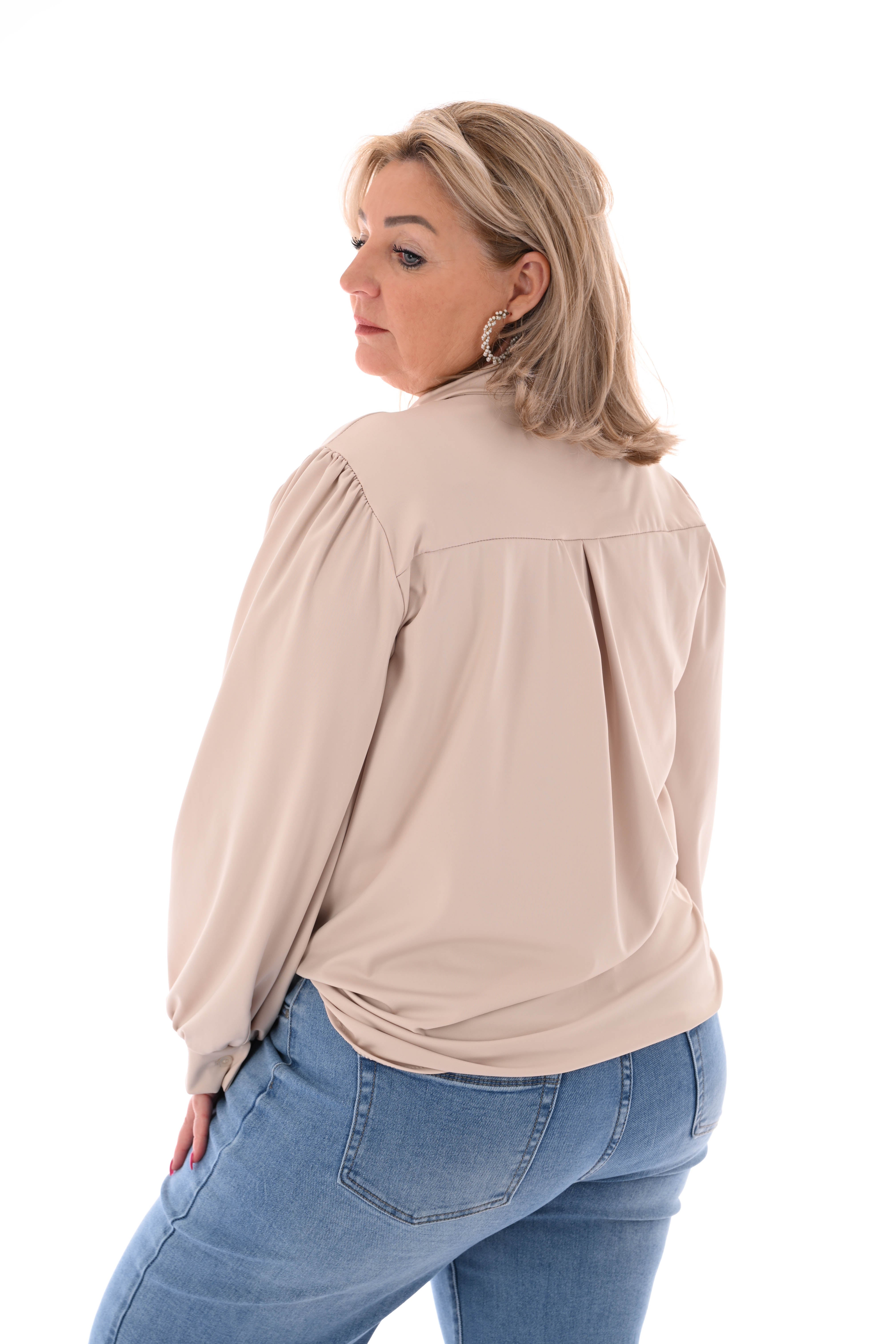 Travel blouse beige