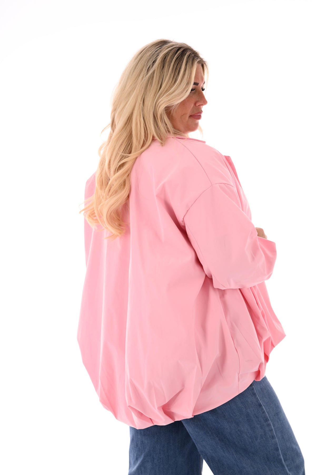 Jasje tweeknoops uni lichtroze