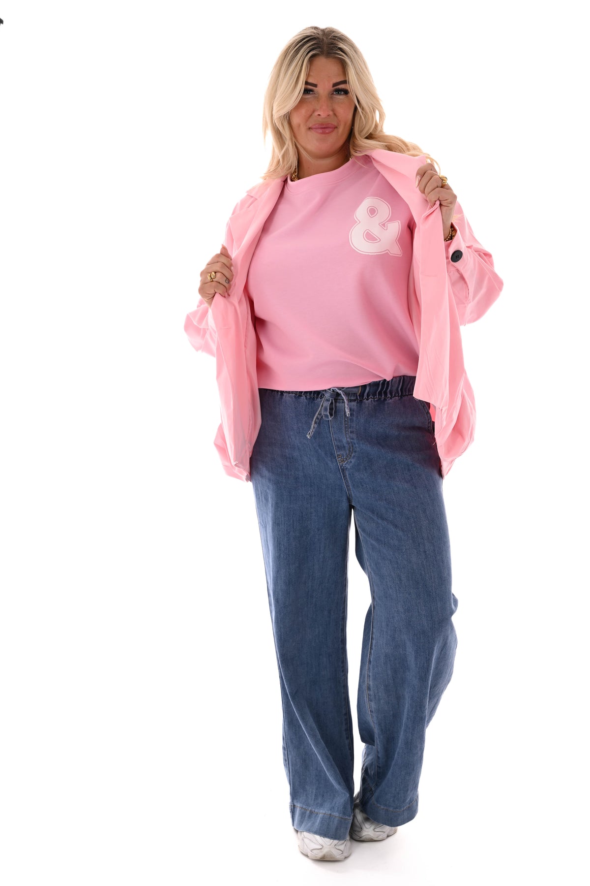 T-shirt Brooklyn & NYC Lichtroze