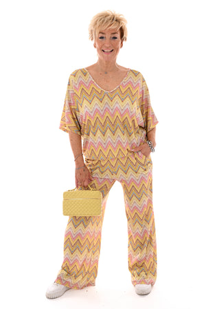 Kleine rechthoekige tas geel