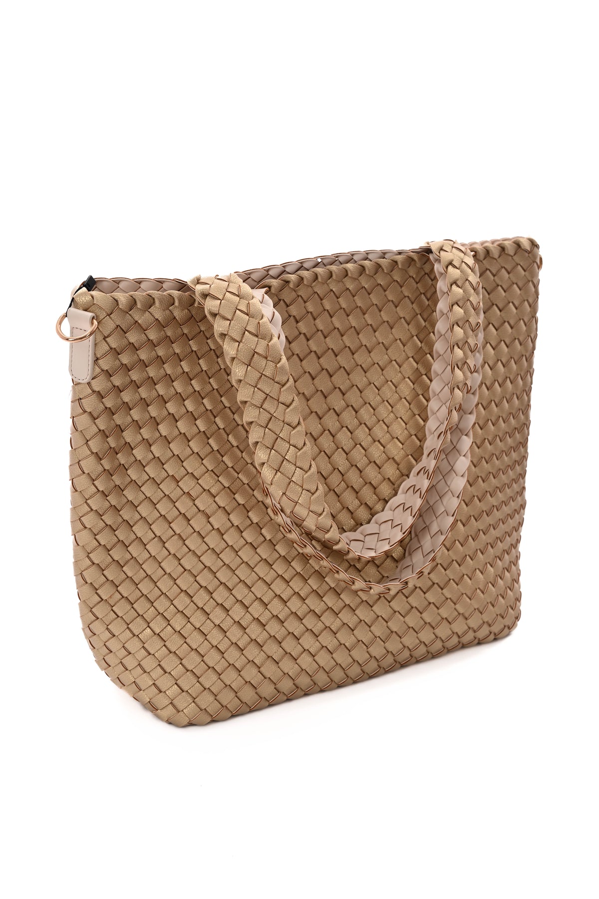 Shopper geweven goud