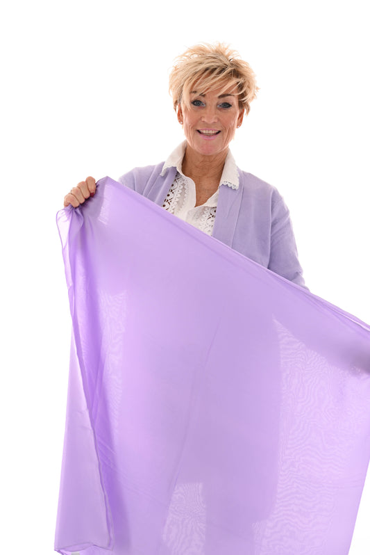 Sjaal silky lila 37