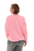 Sweater heart babe roze