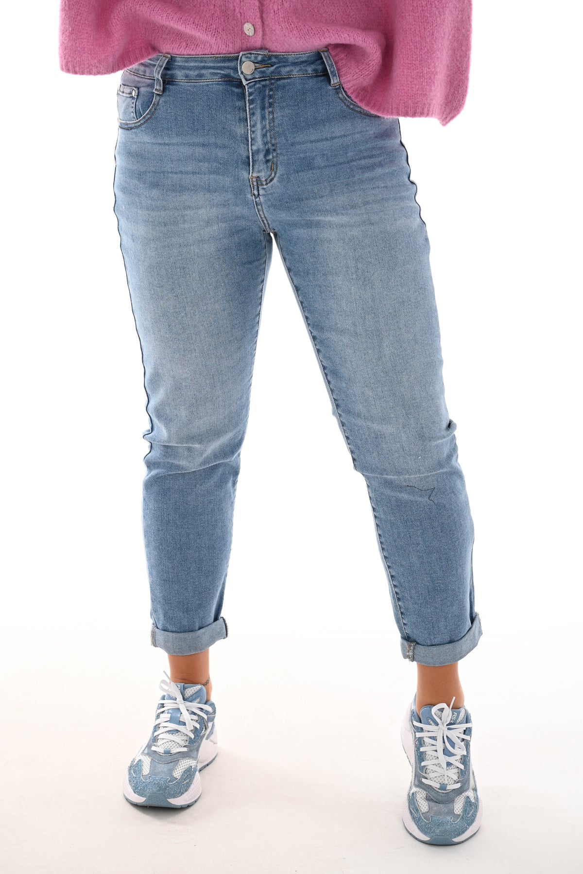 G-Smack jeans mom fit lichtblauw