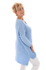 Gehaakte oversized trui blauw