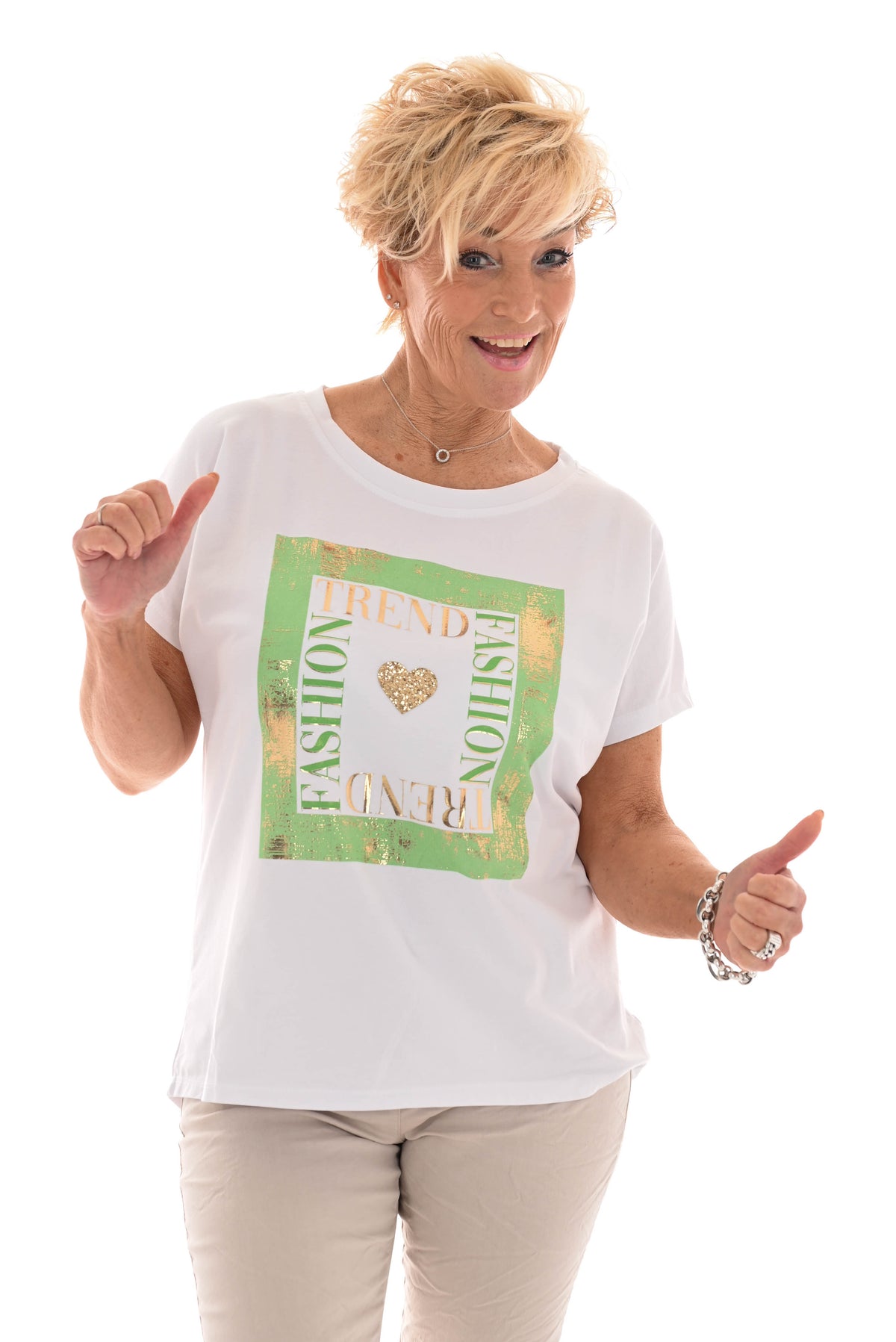 T-shirt Fashion trend groen