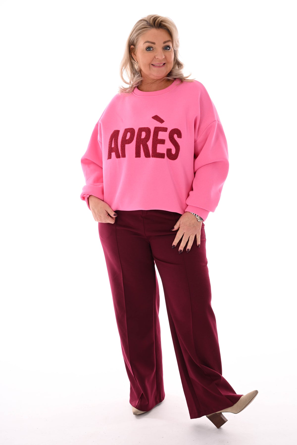 Sweater apres roze