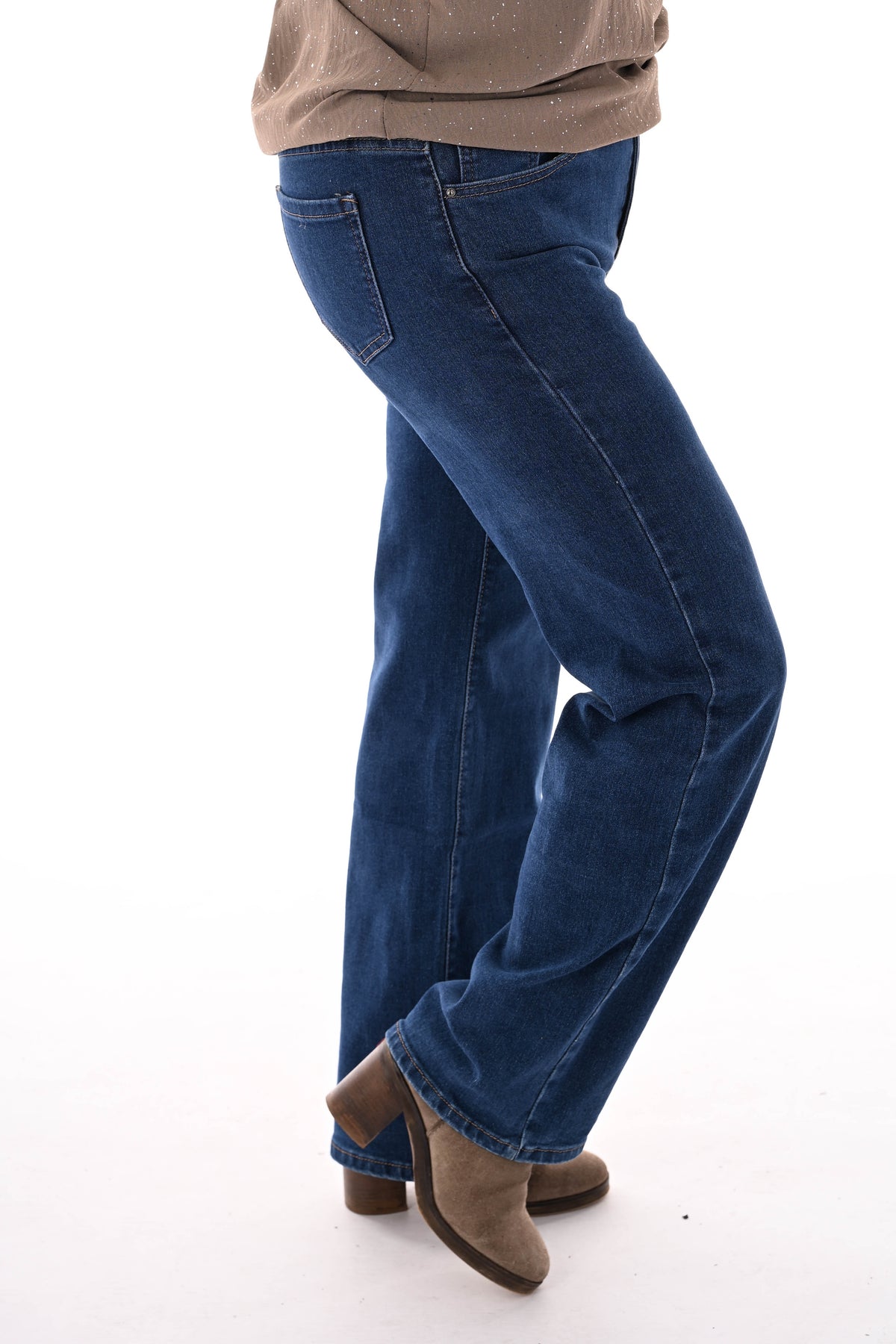 BB.S jeans wide leg blauw