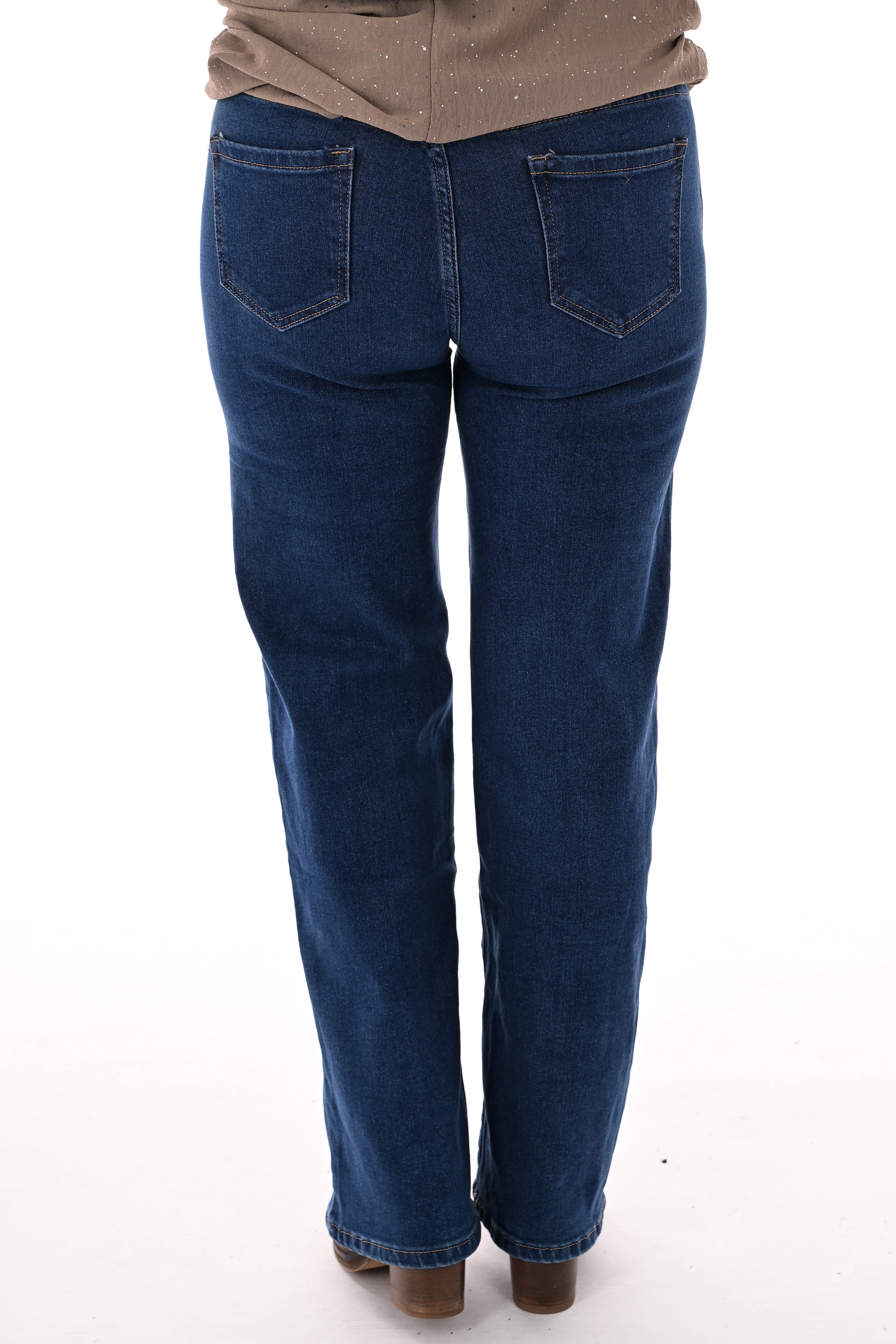 BB.S jeans wide leg blauw