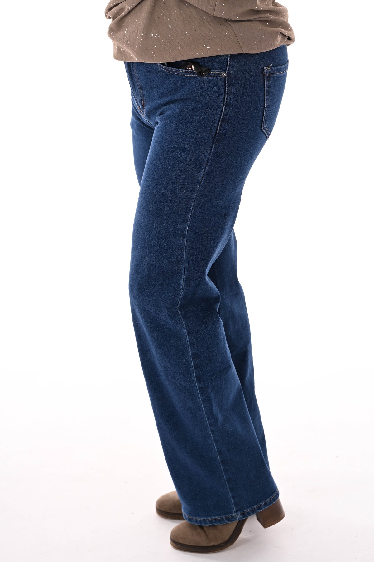 BB.S jeans wide leg blauw