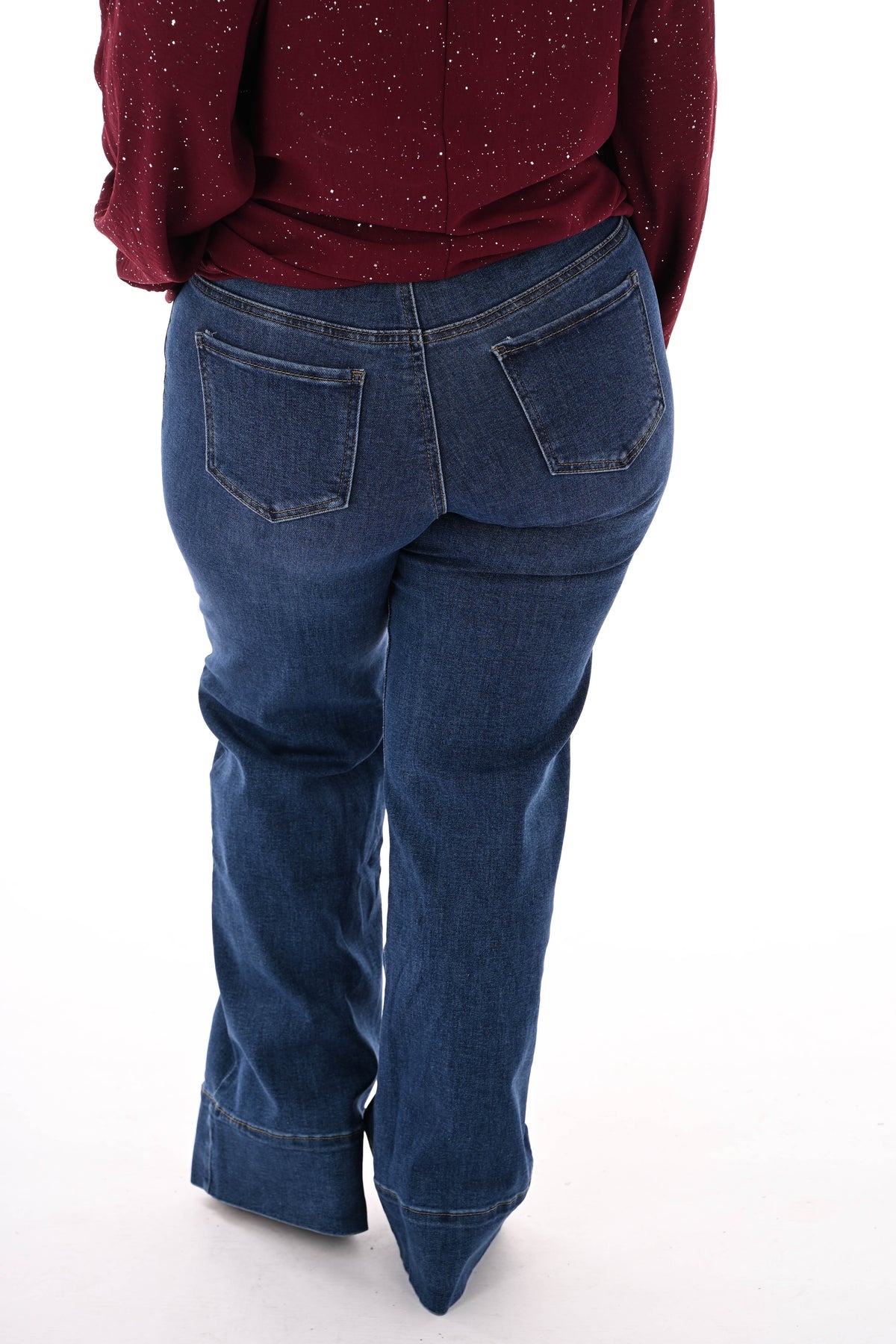 Goodies wide leg brede zoom blauw