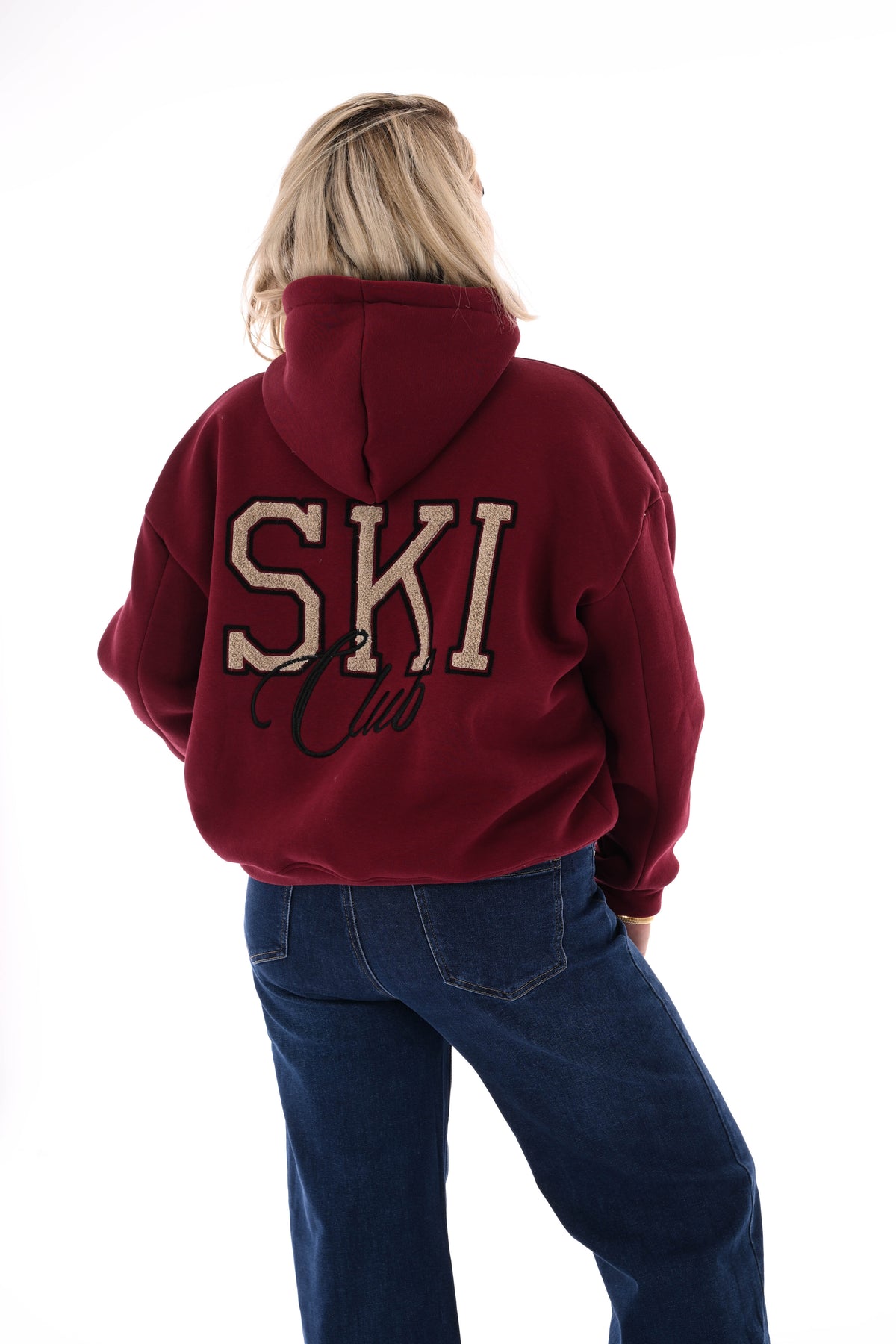 Hoodie ski club bordeaux